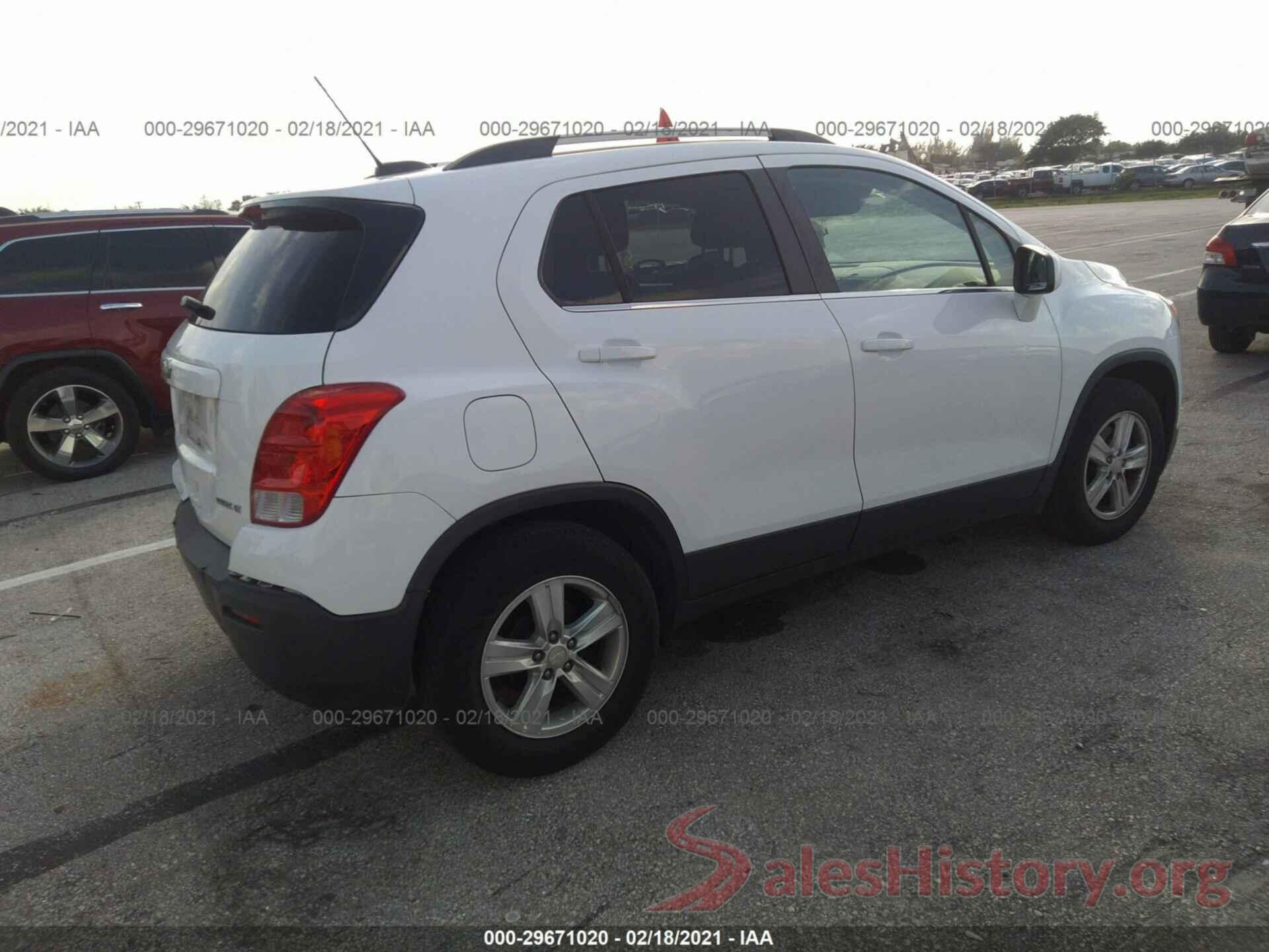 3GNCJLSB5GL170059 2016 CHEVROLET TRAX