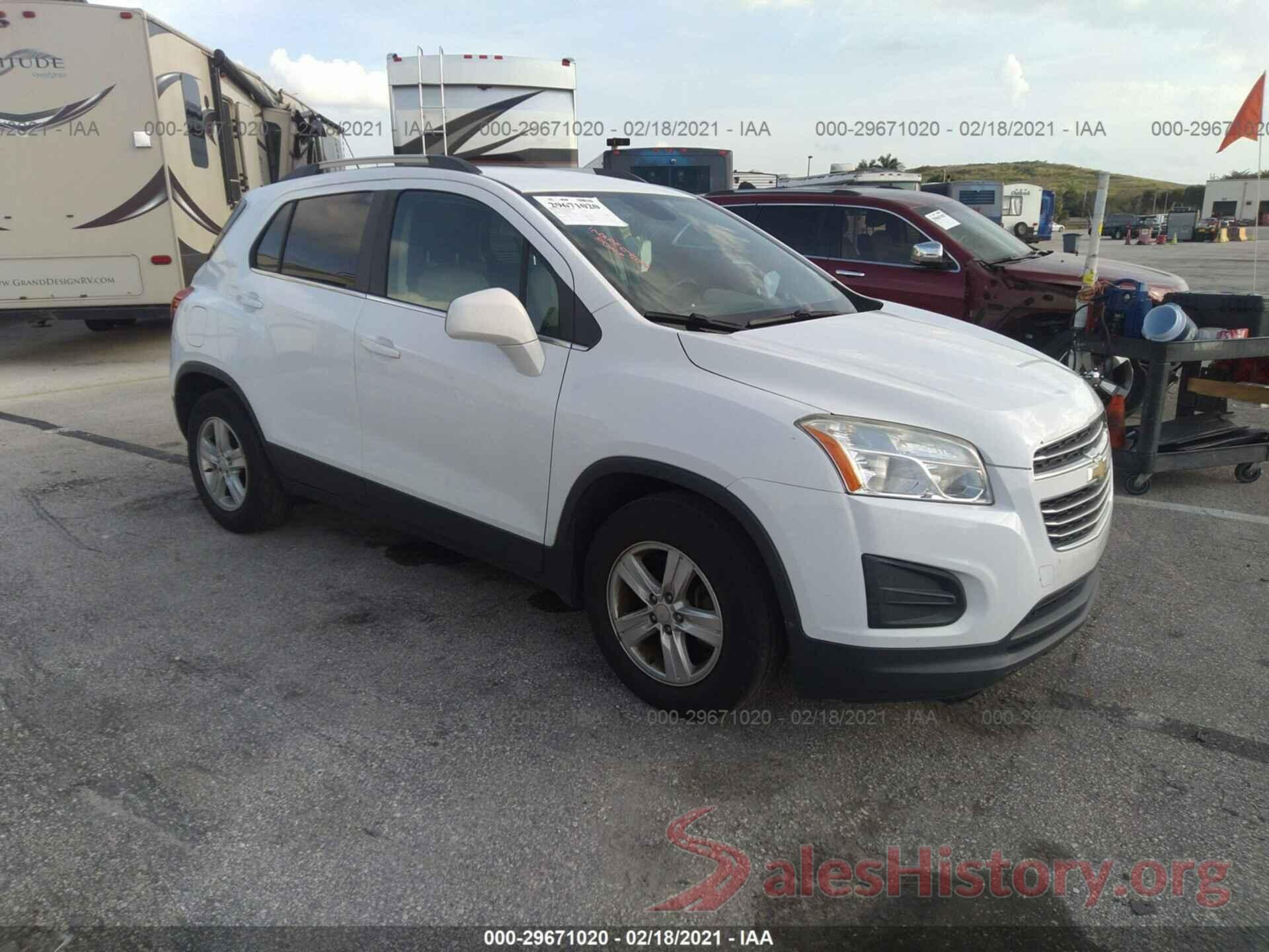 3GNCJLSB5GL170059 2016 CHEVROLET TRAX