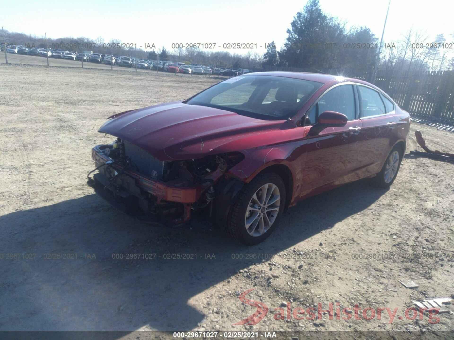 3FA6P0HD6KR247240 2019 FORD FUSION