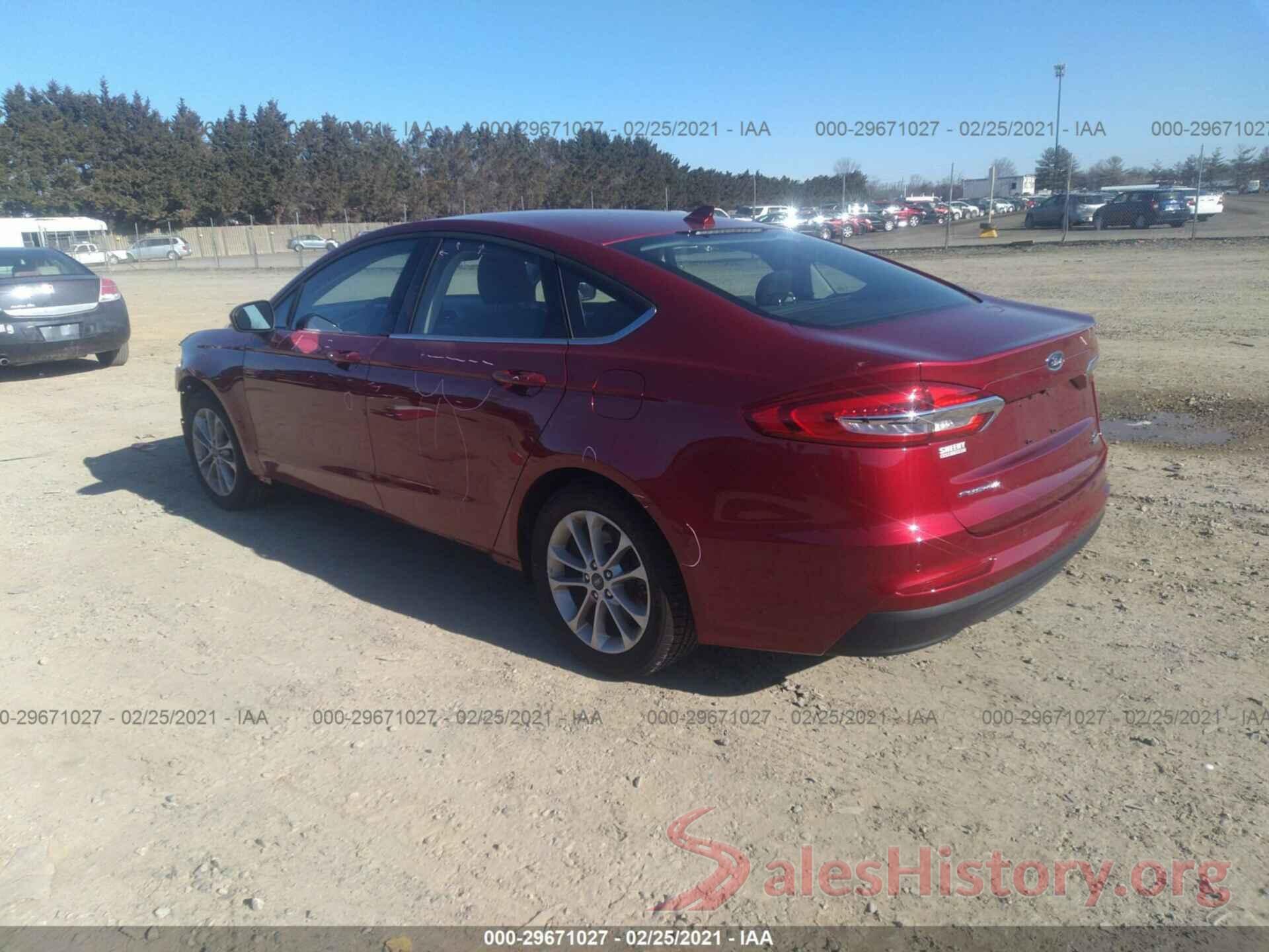 3FA6P0HD6KR247240 2019 FORD FUSION