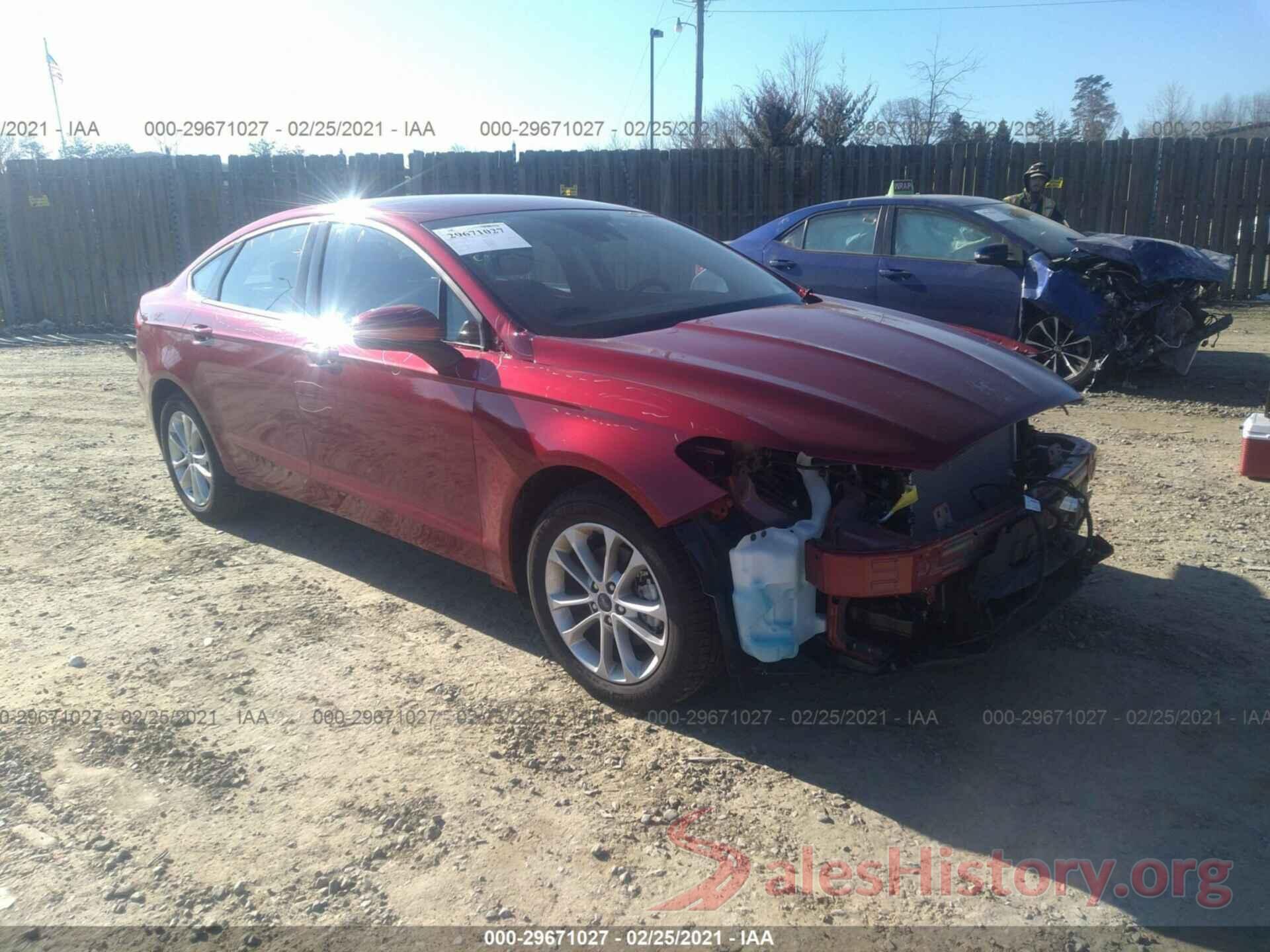 3FA6P0HD6KR247240 2019 FORD FUSION