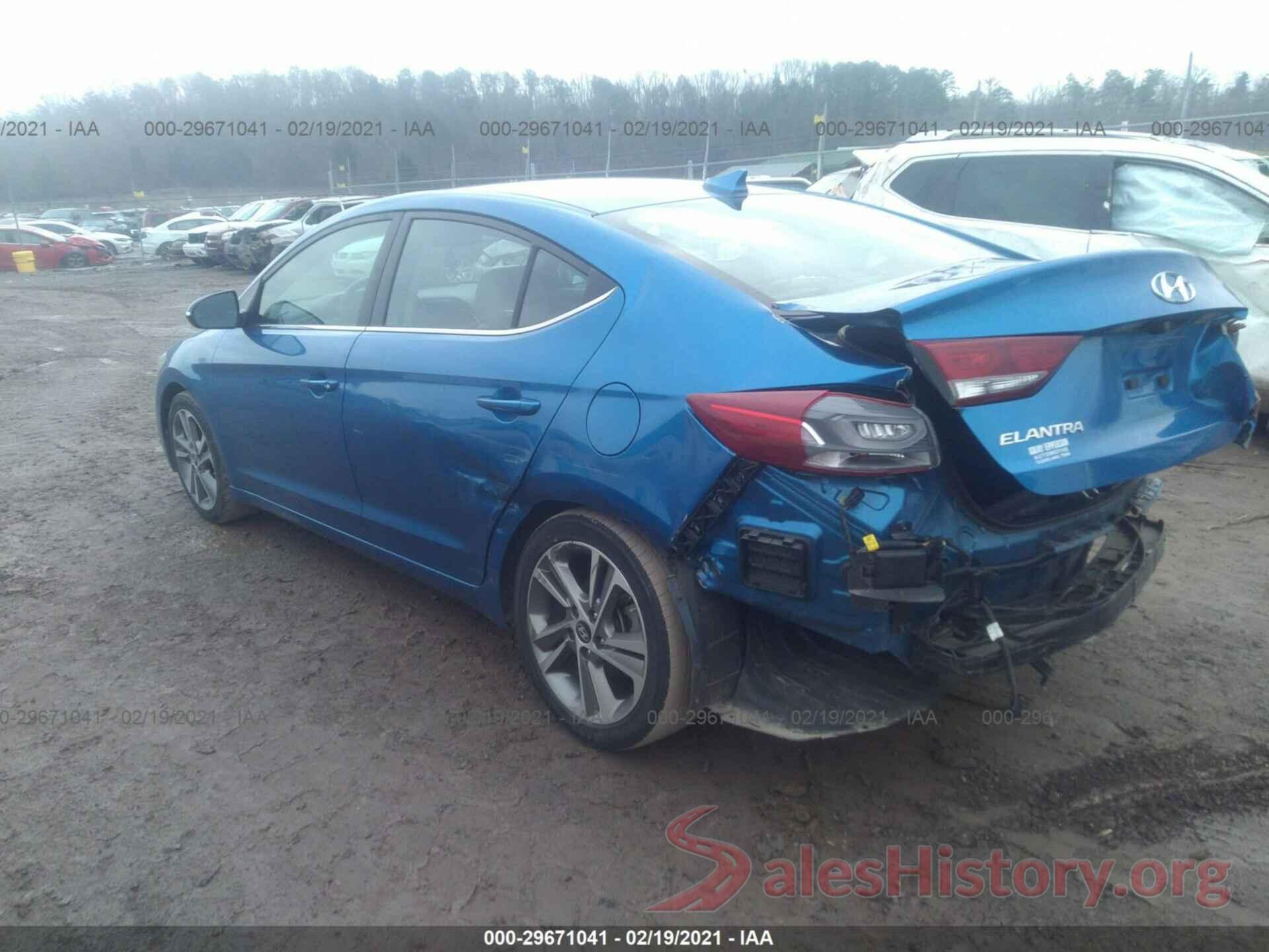 5NPD84LF7JH274396 2018 HYUNDAI ELANTRA