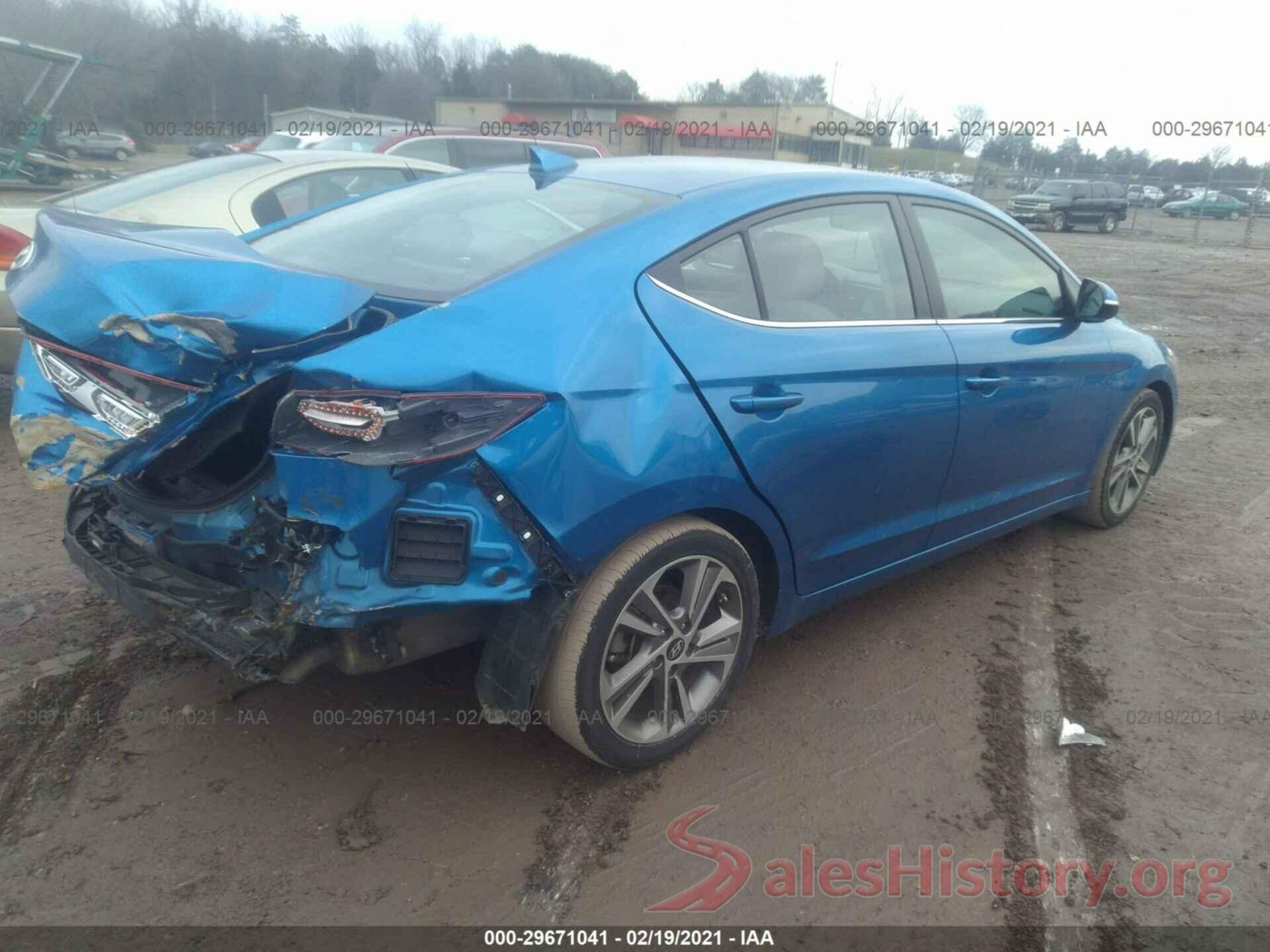 5NPD84LF7JH274396 2018 HYUNDAI ELANTRA