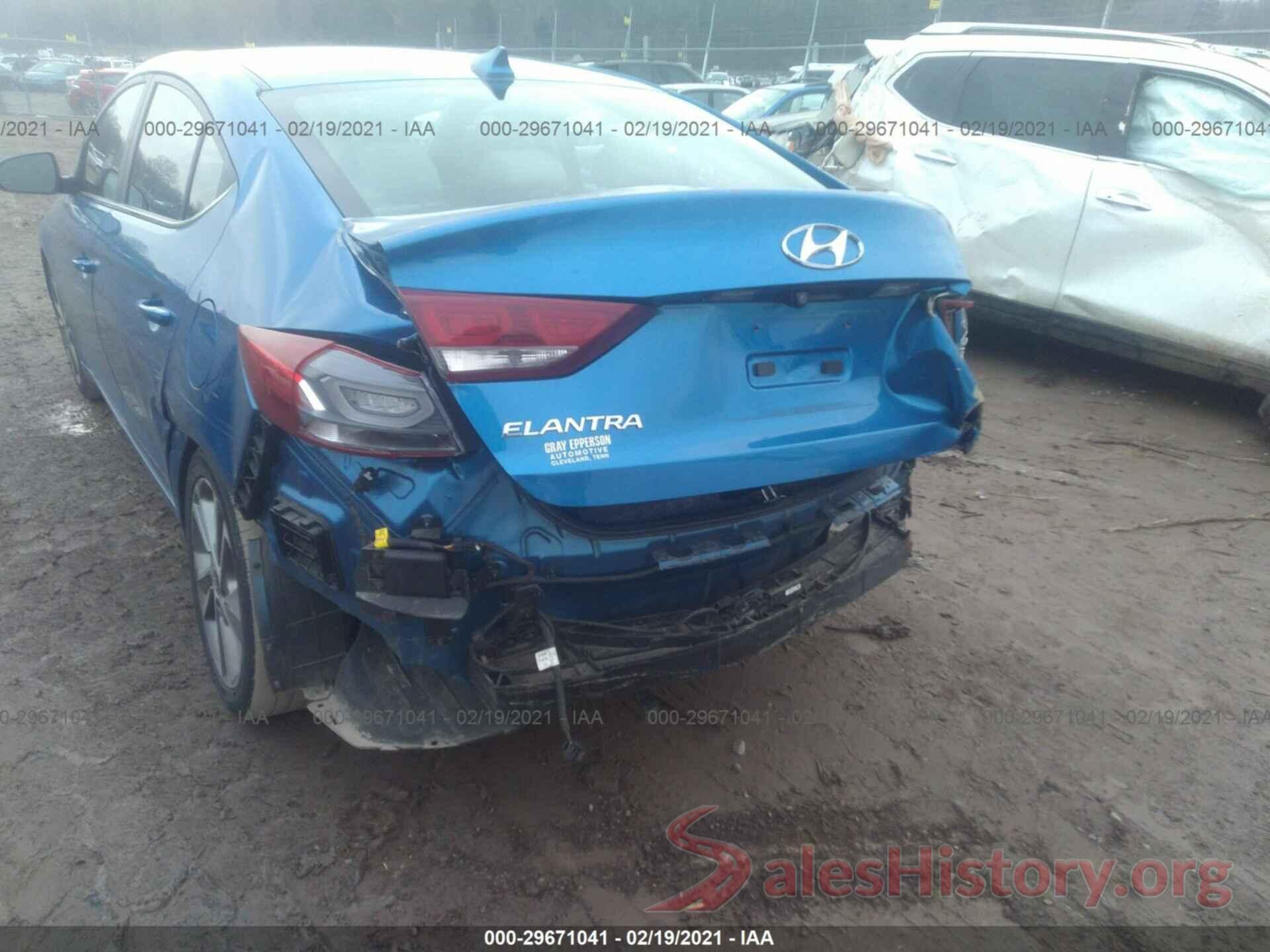 5NPD84LF7JH274396 2018 HYUNDAI ELANTRA