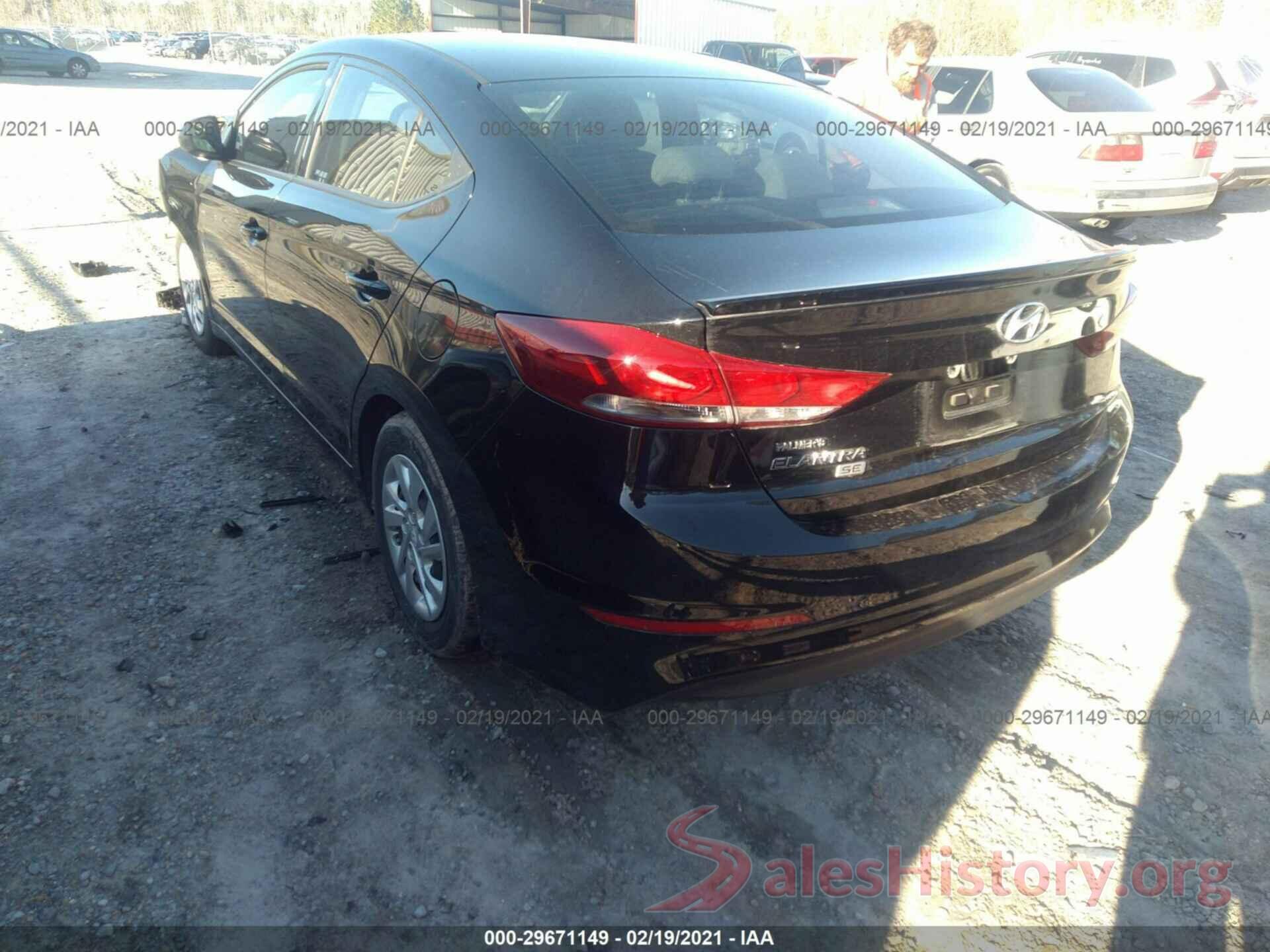 5NPD74LF4JH299940 2018 HYUNDAI ELANTRA