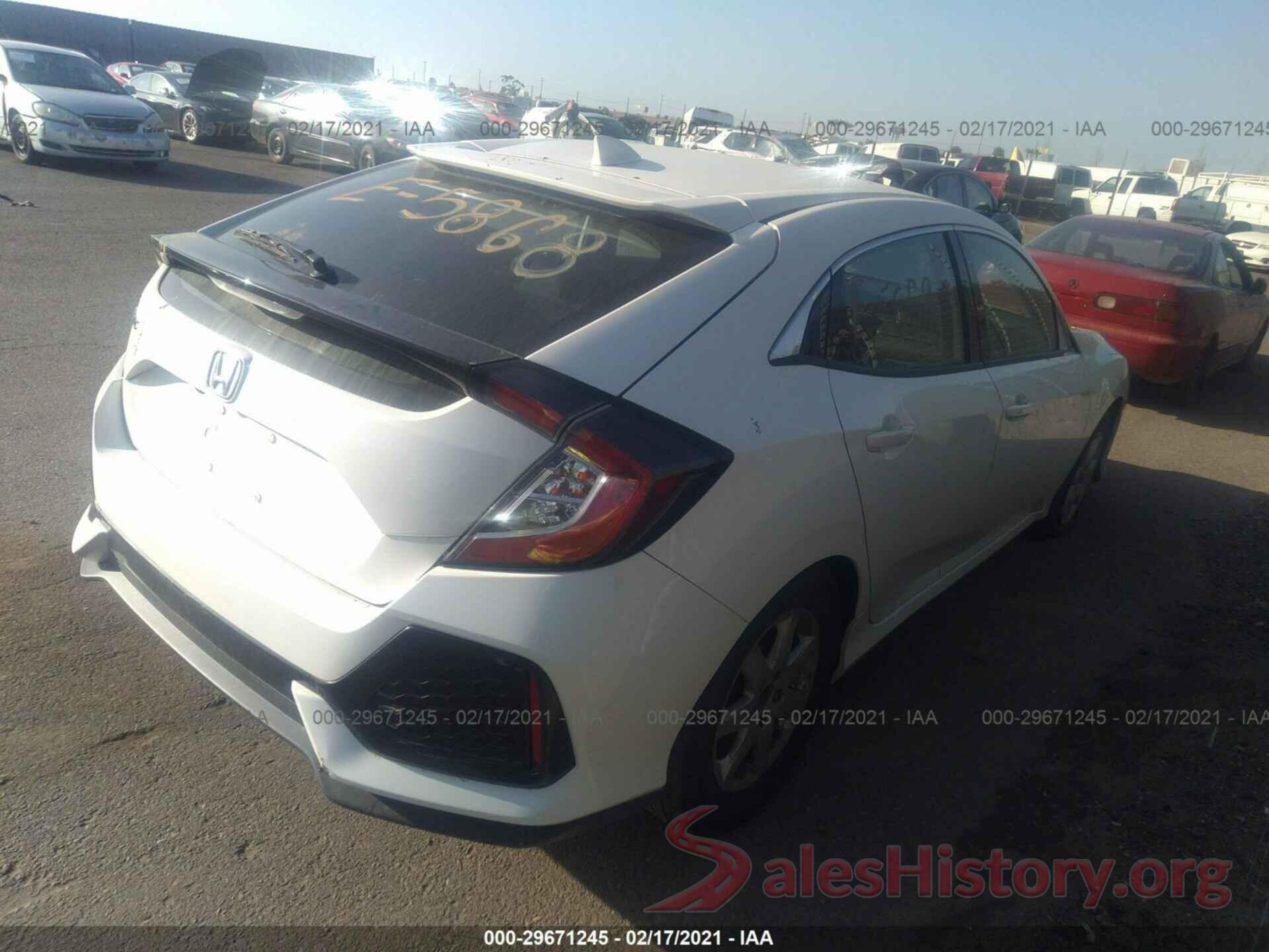 SHHFK7H62KU402028 2019 HONDA CIVIC HATCHBACK