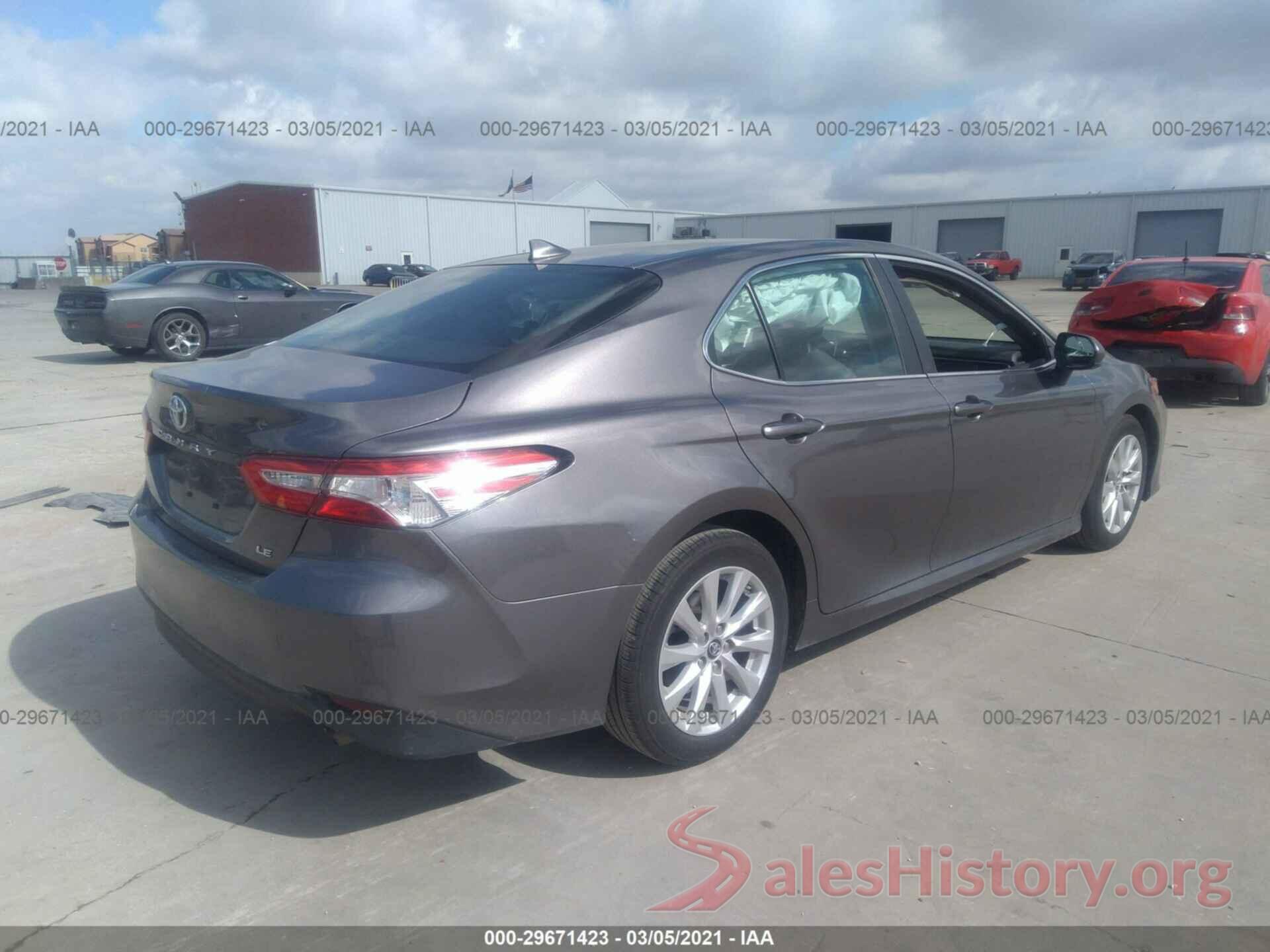 4T1B11HK2KU780415 2019 TOYOTA CAMRY