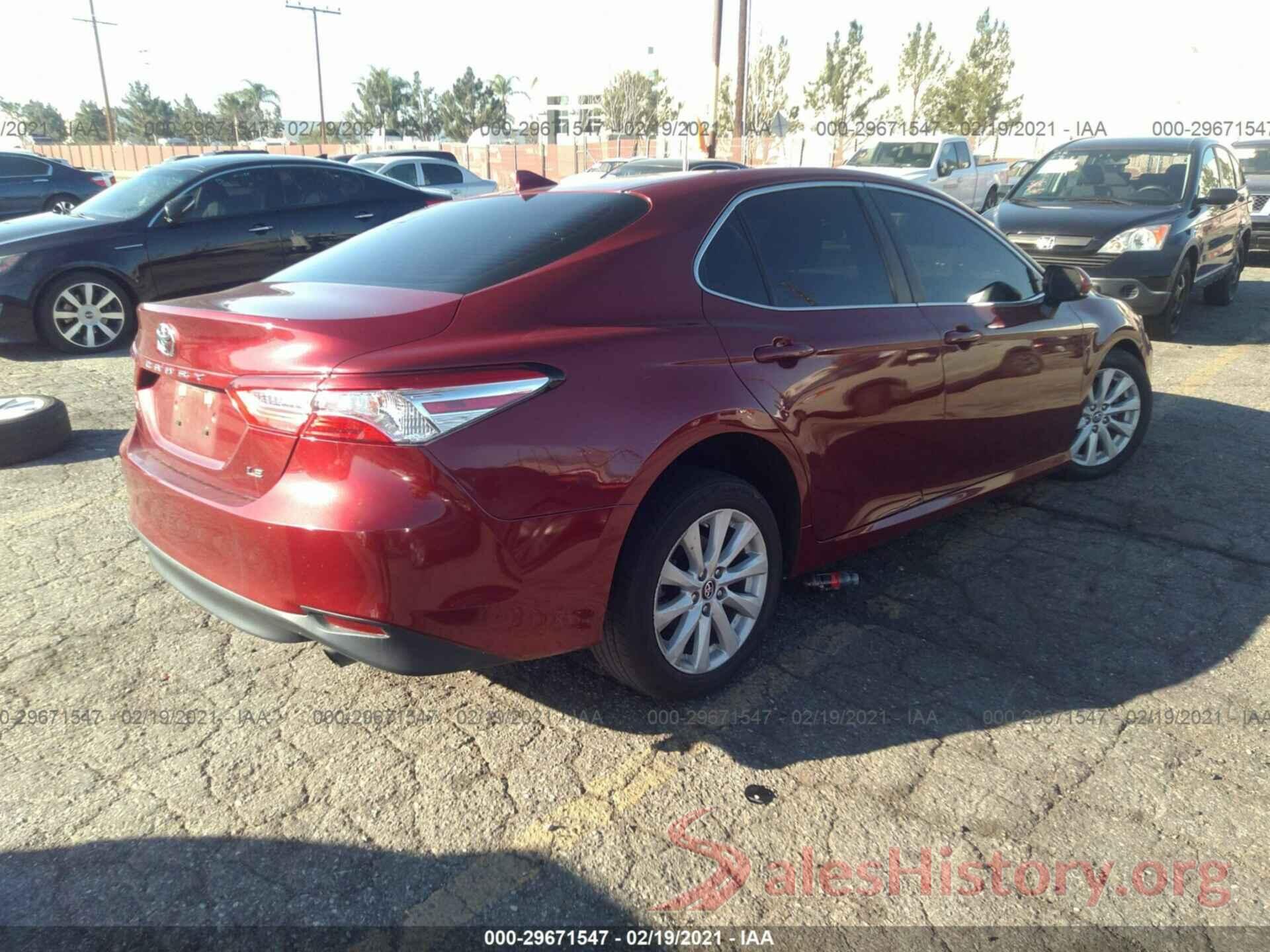 4T1B11HK9KU716274 2019 TOYOTA CAMRY