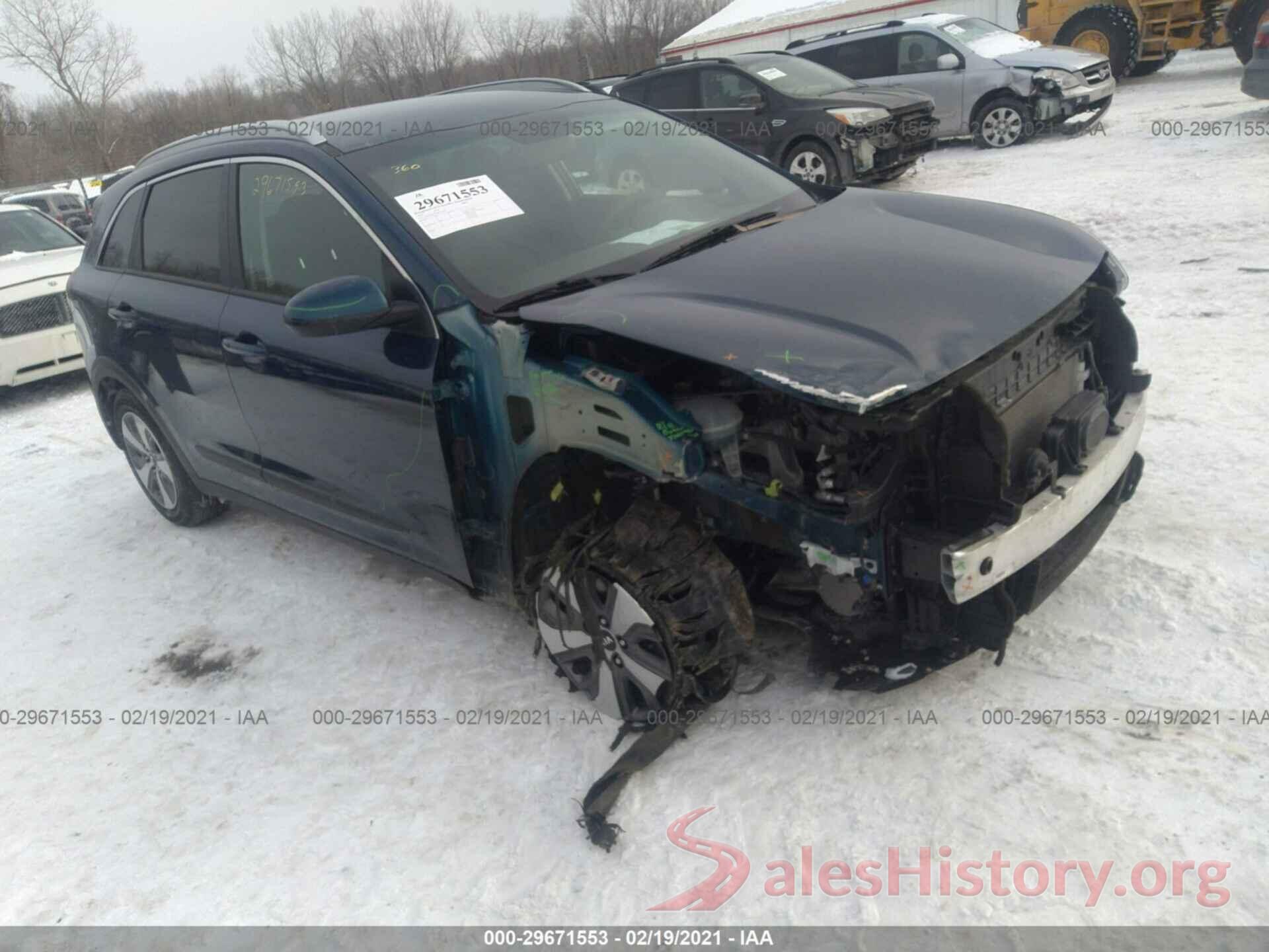 KNDCB3LC6K5241291 2019 KIA NIRO