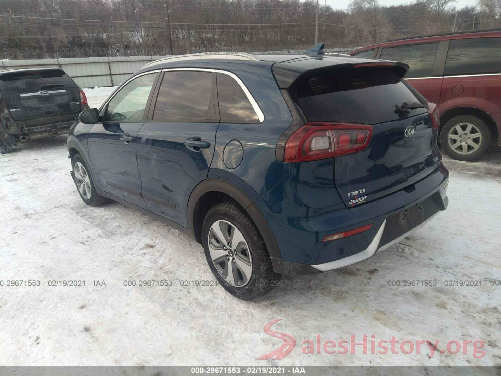 KNDCB3LC6K5241291 2019 KIA NIRO