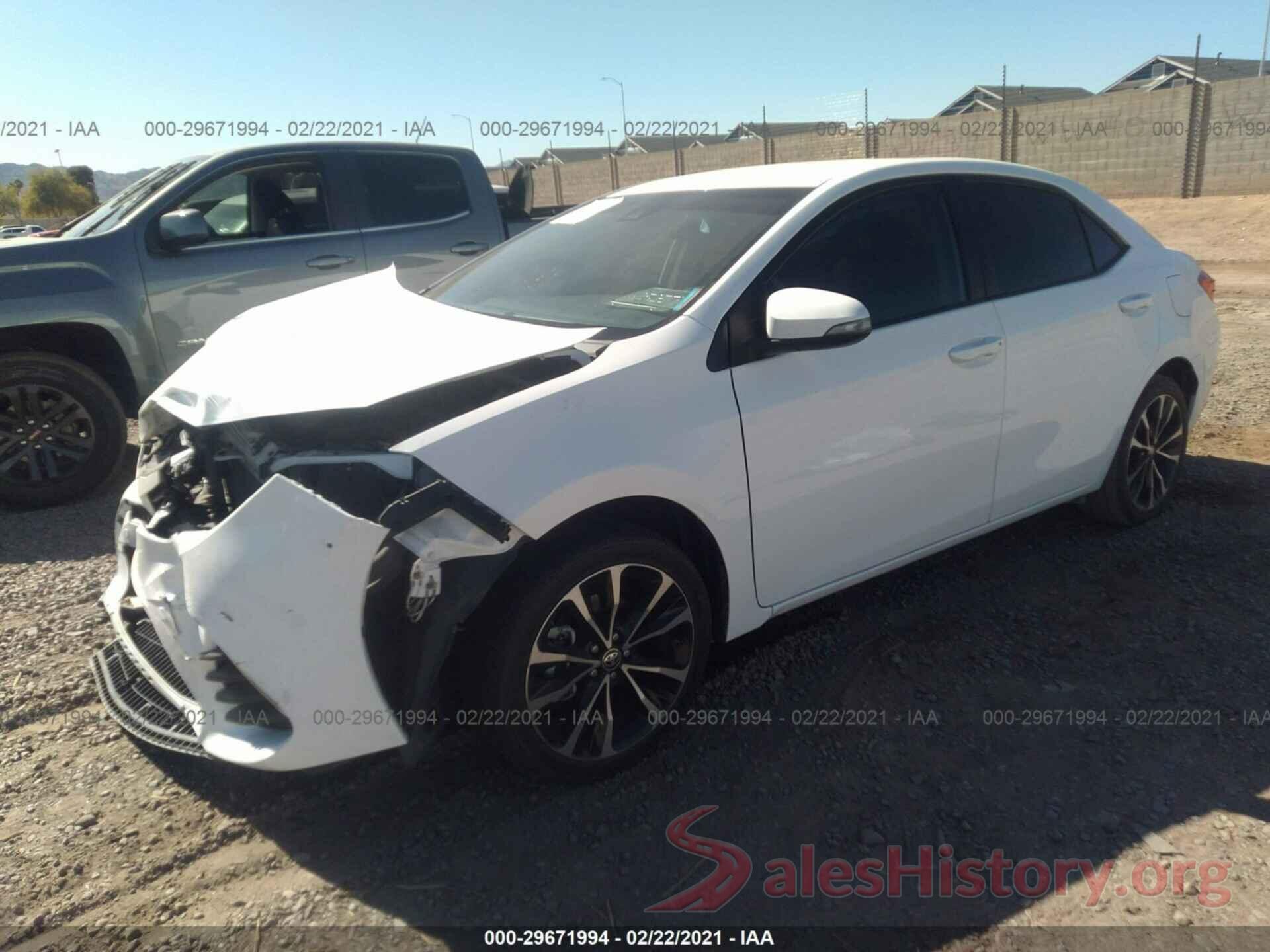 5YFBURHE8KP896834 2019 TOYOTA COROLLA