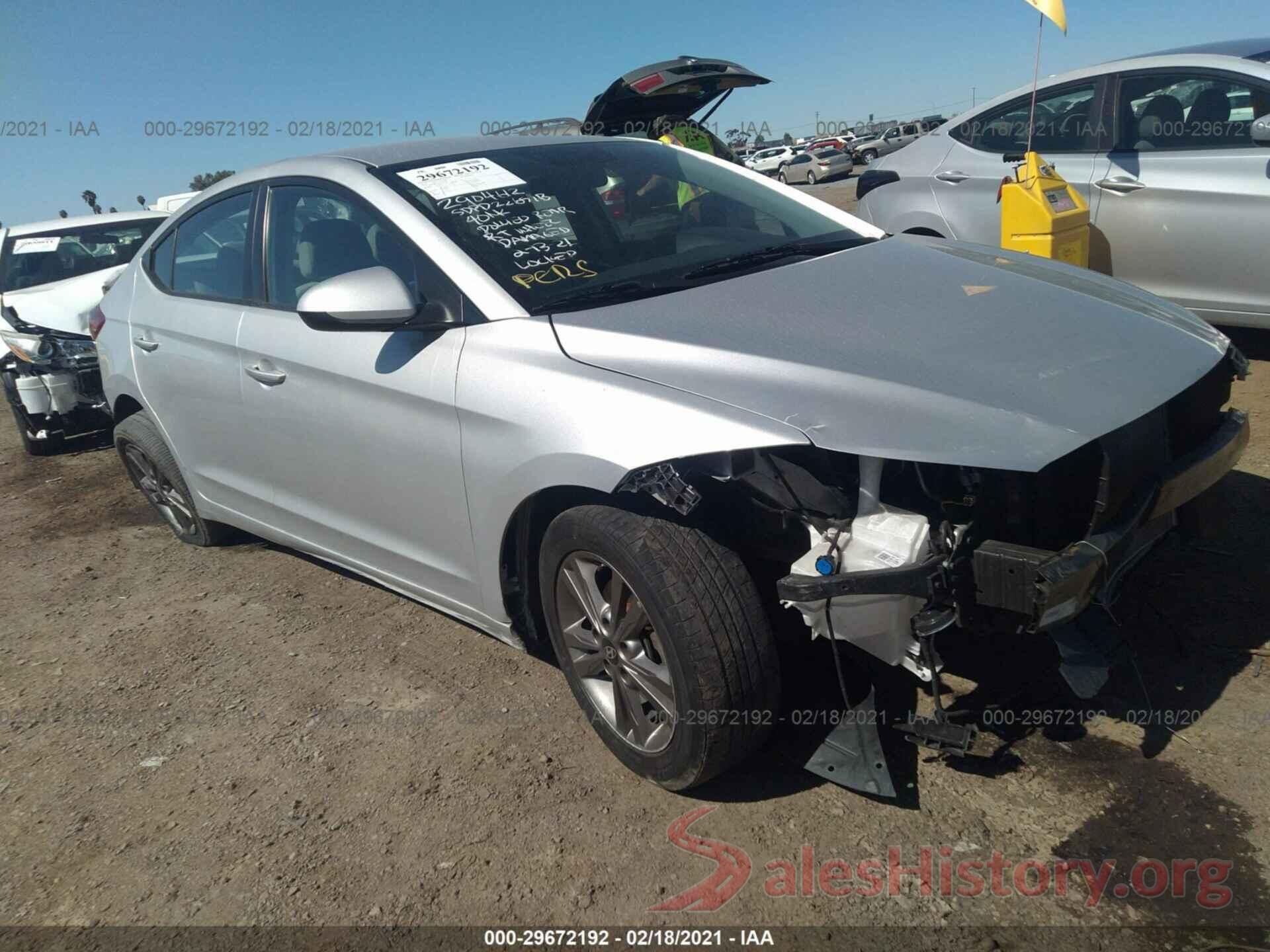 5NPD84LF6JH308702 2018 HYUNDAI ELANTRA