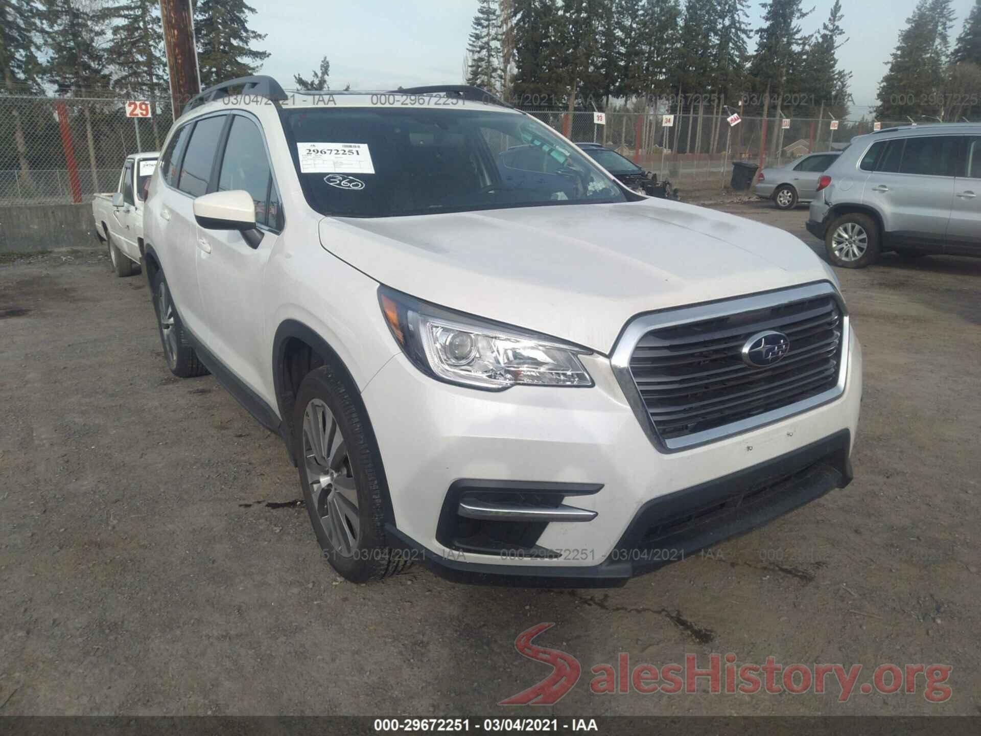 4S4WMAHD7L3437116 2020 SUBARU ASCENT