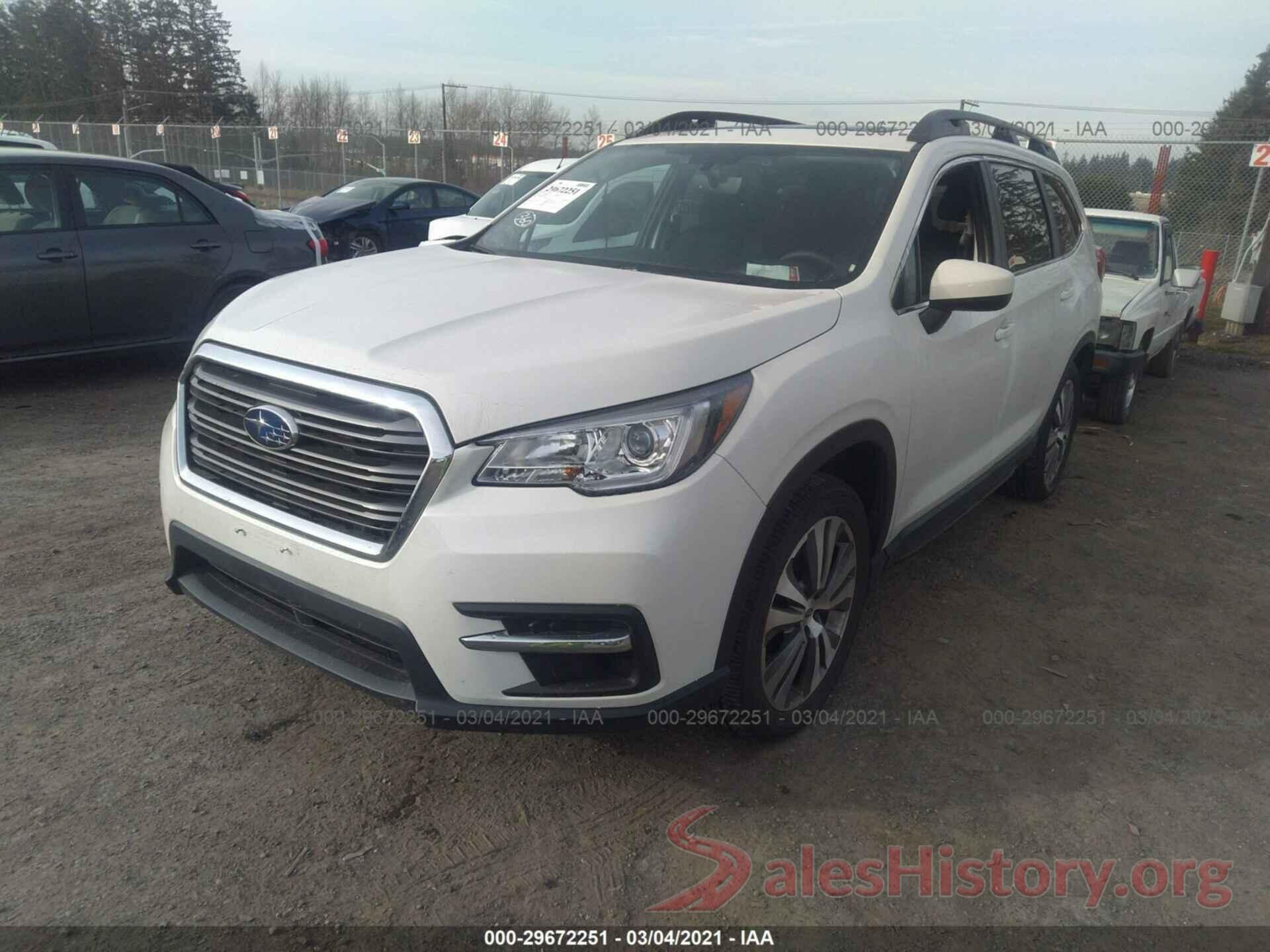 4S4WMAHD7L3437116 2020 SUBARU ASCENT