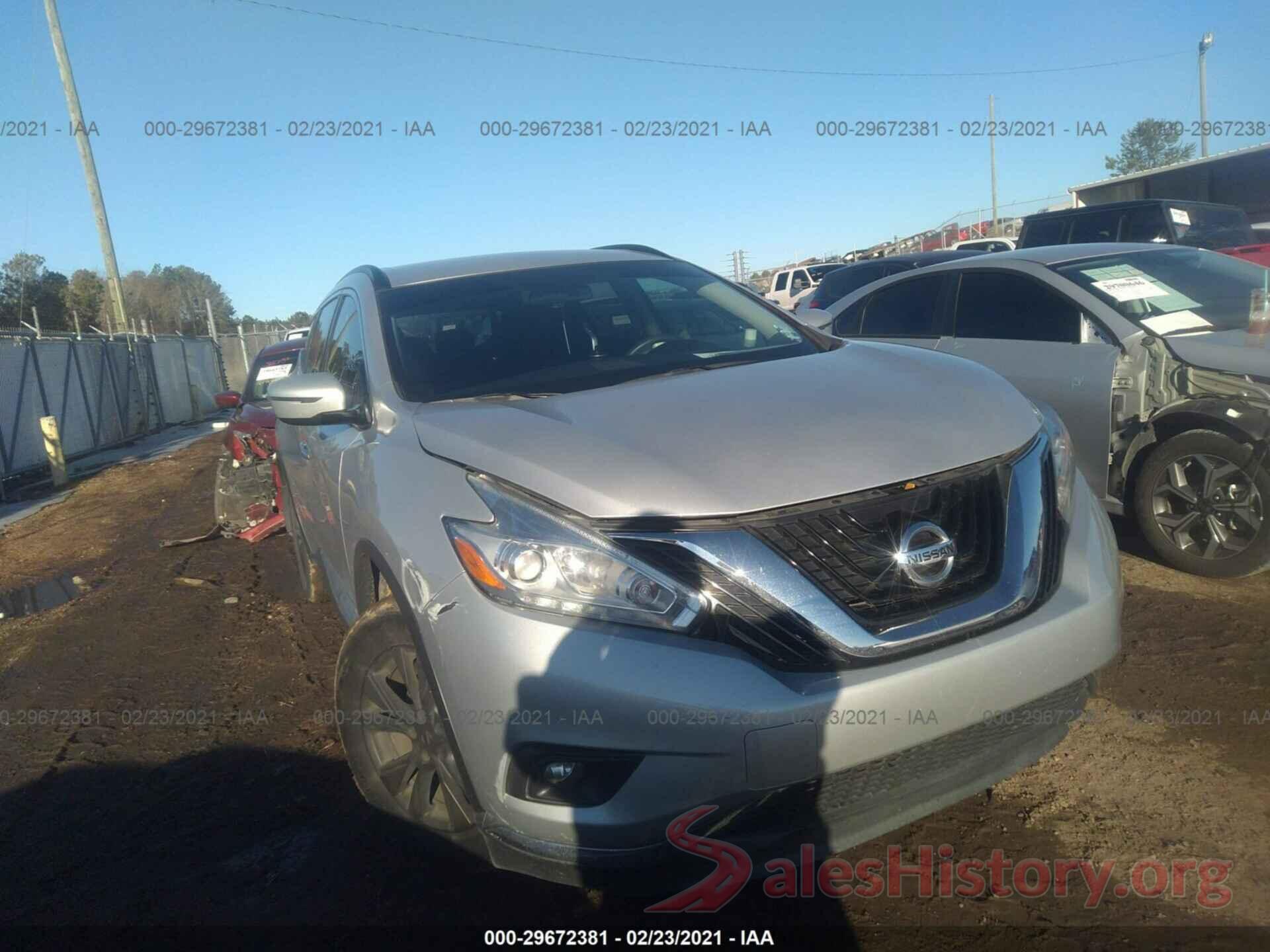 5N1AZ2MG9HN106843 2017 NISSAN MURANO