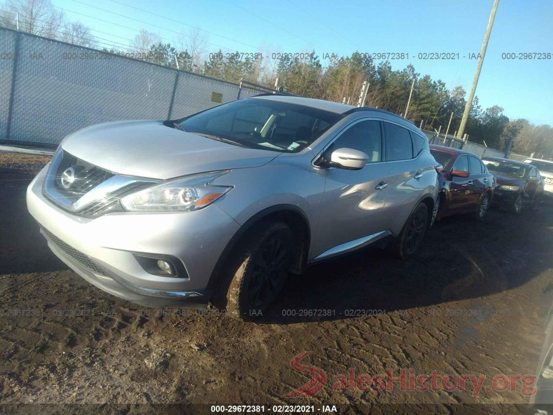 5N1AZ2MG9HN106843 2017 NISSAN MURANO