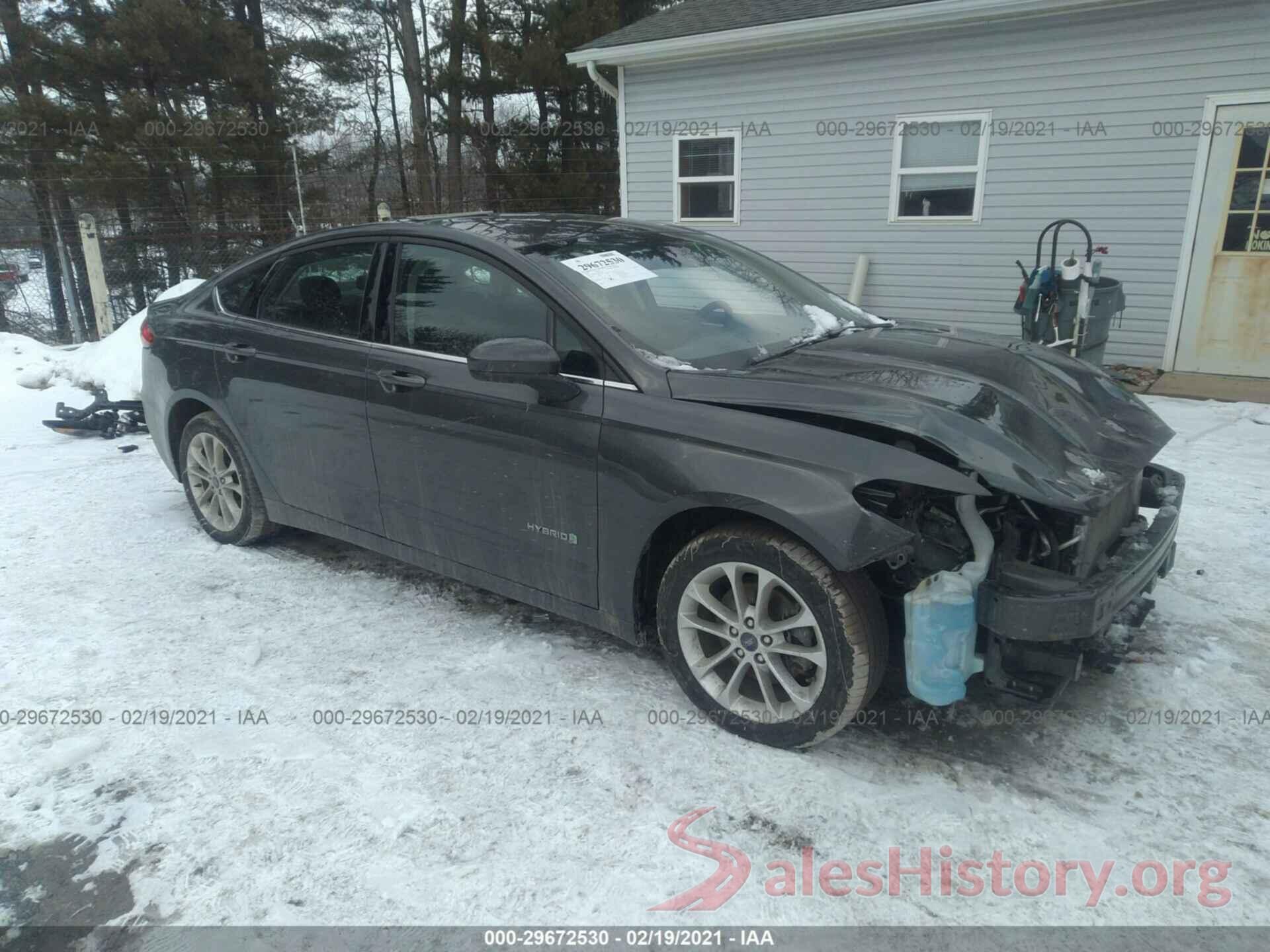 3FA6P0LU8KR281882 2019 FORD FUSION HYBRID