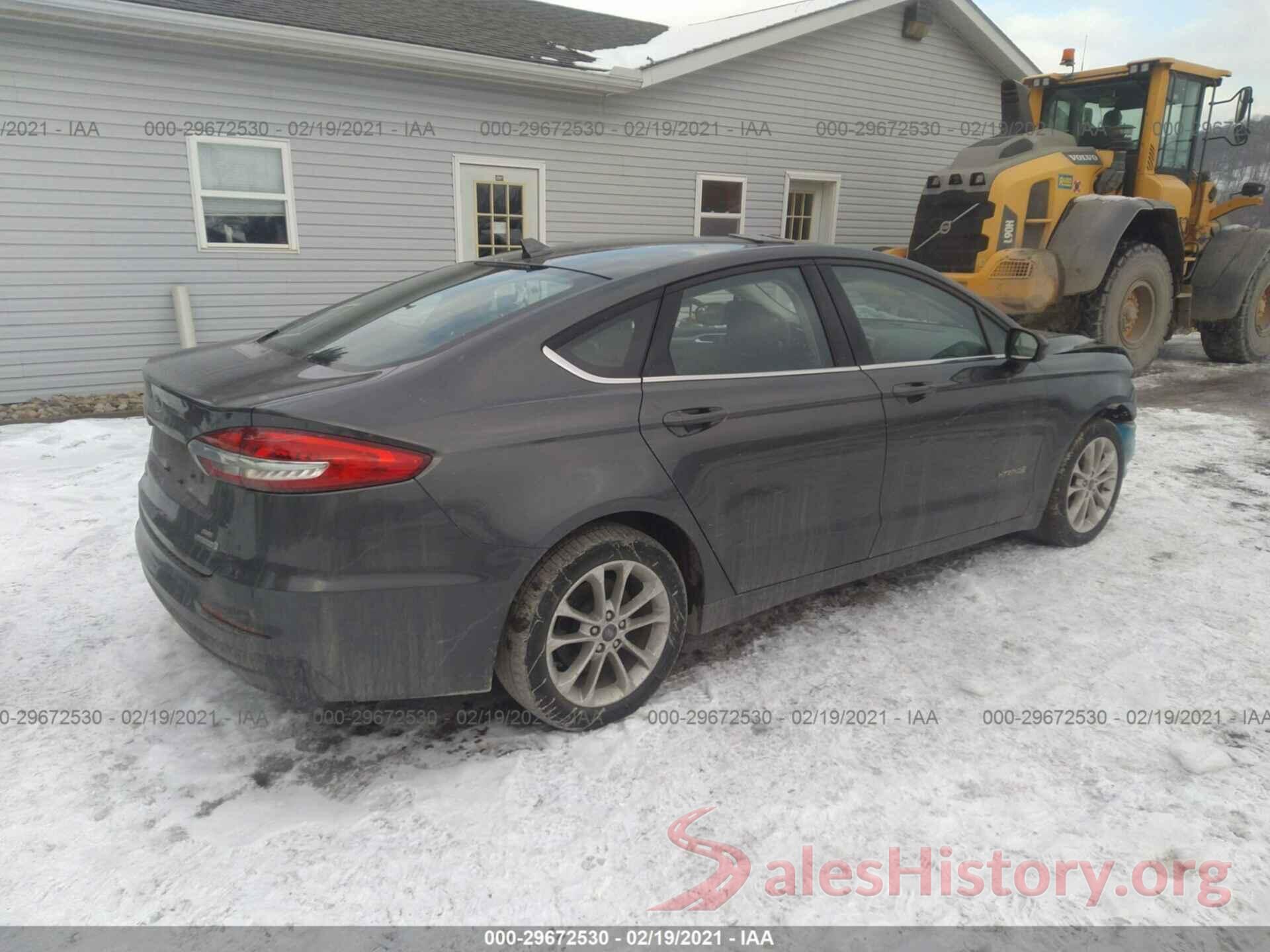 3FA6P0LU8KR281882 2019 FORD FUSION HYBRID