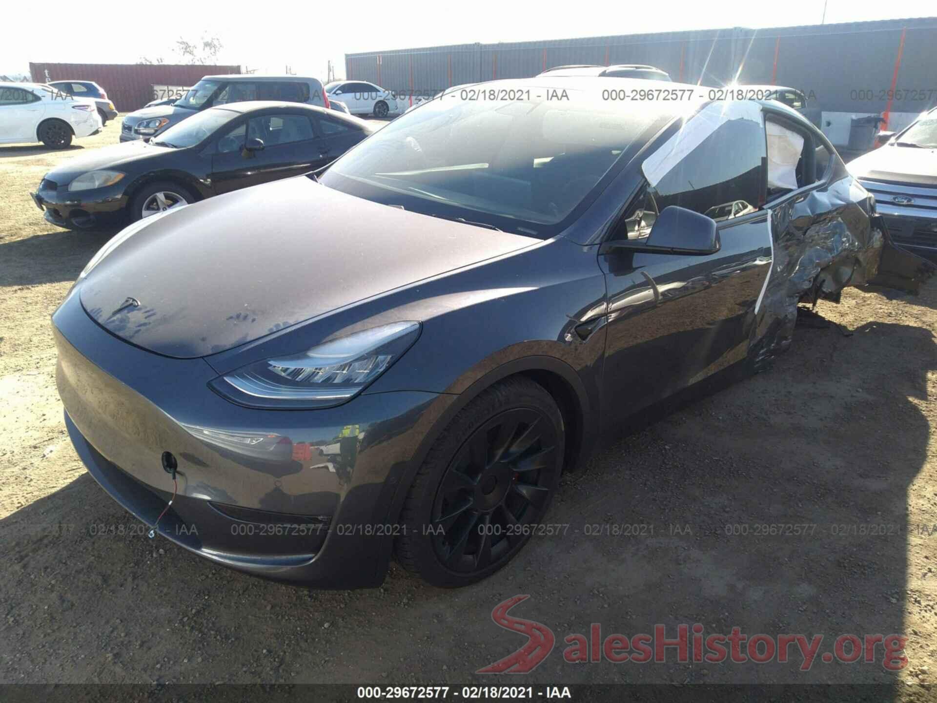 5YJYGDEFXLF000614 2020 TESLA MODEL Y