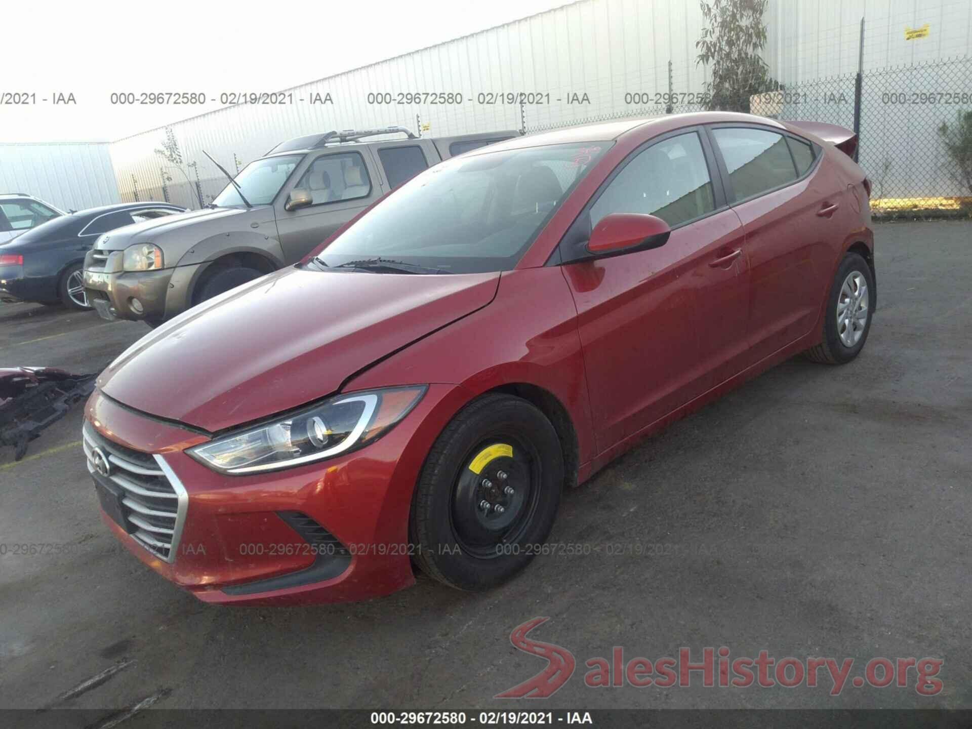 5NPD74LF9HH178475 2017 HYUNDAI ELANTRA