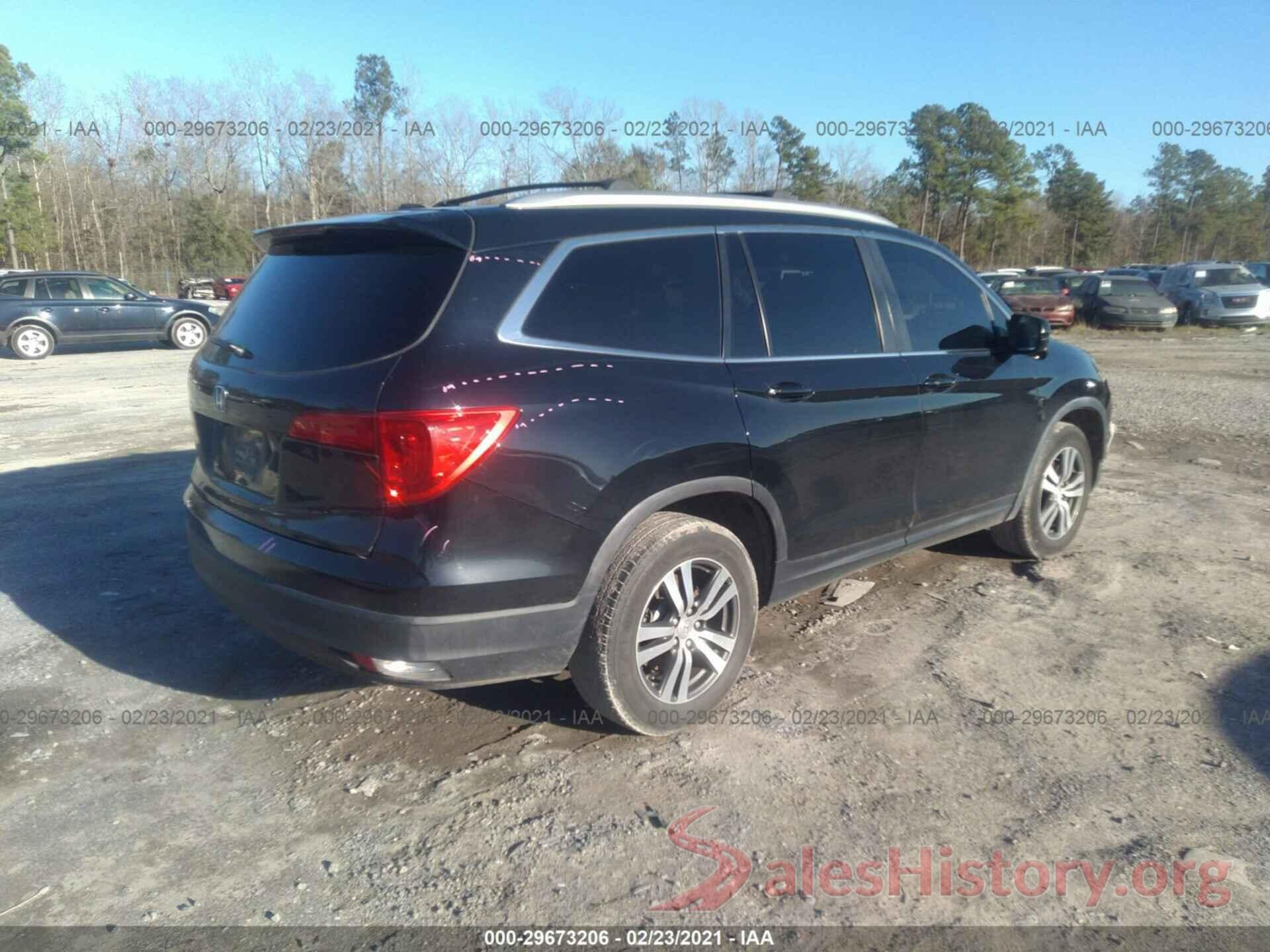 5FNYF5H50GB016578 2016 HONDA PILOT