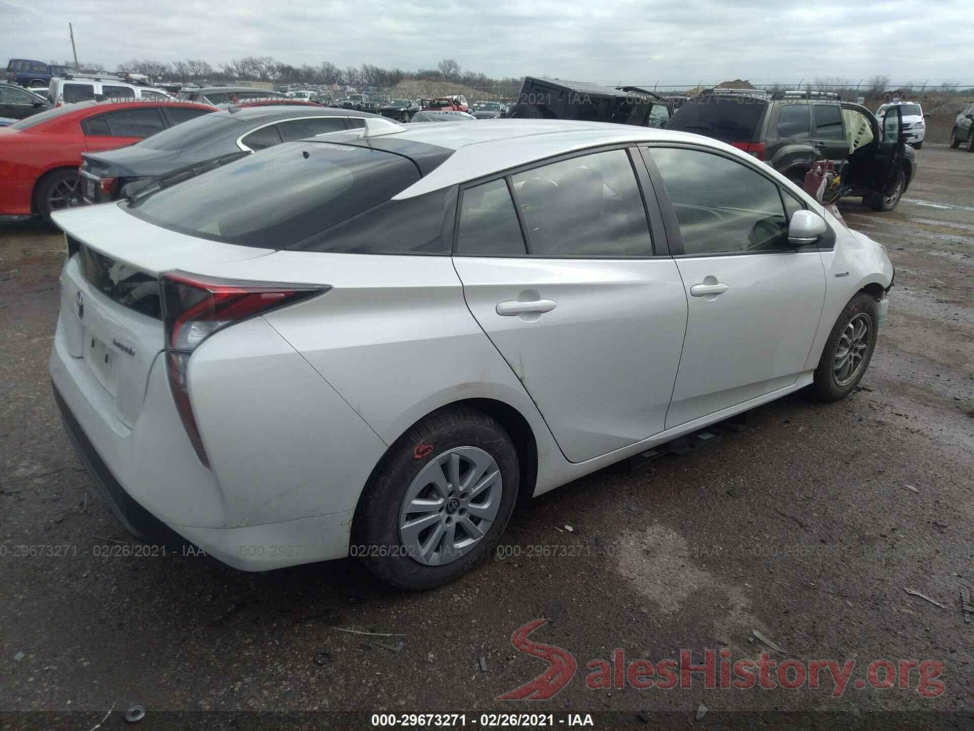 JTDKBRFU1G3523716 2016 TOYOTA PRIUS