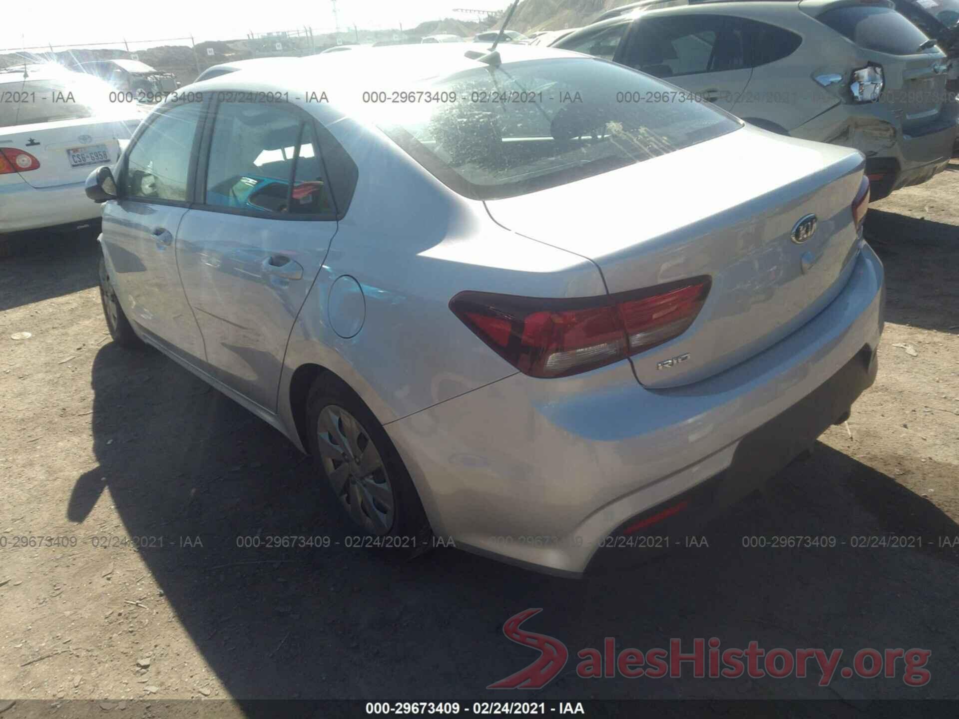 3KPA24AD8LE256714 2020 KIA RIO