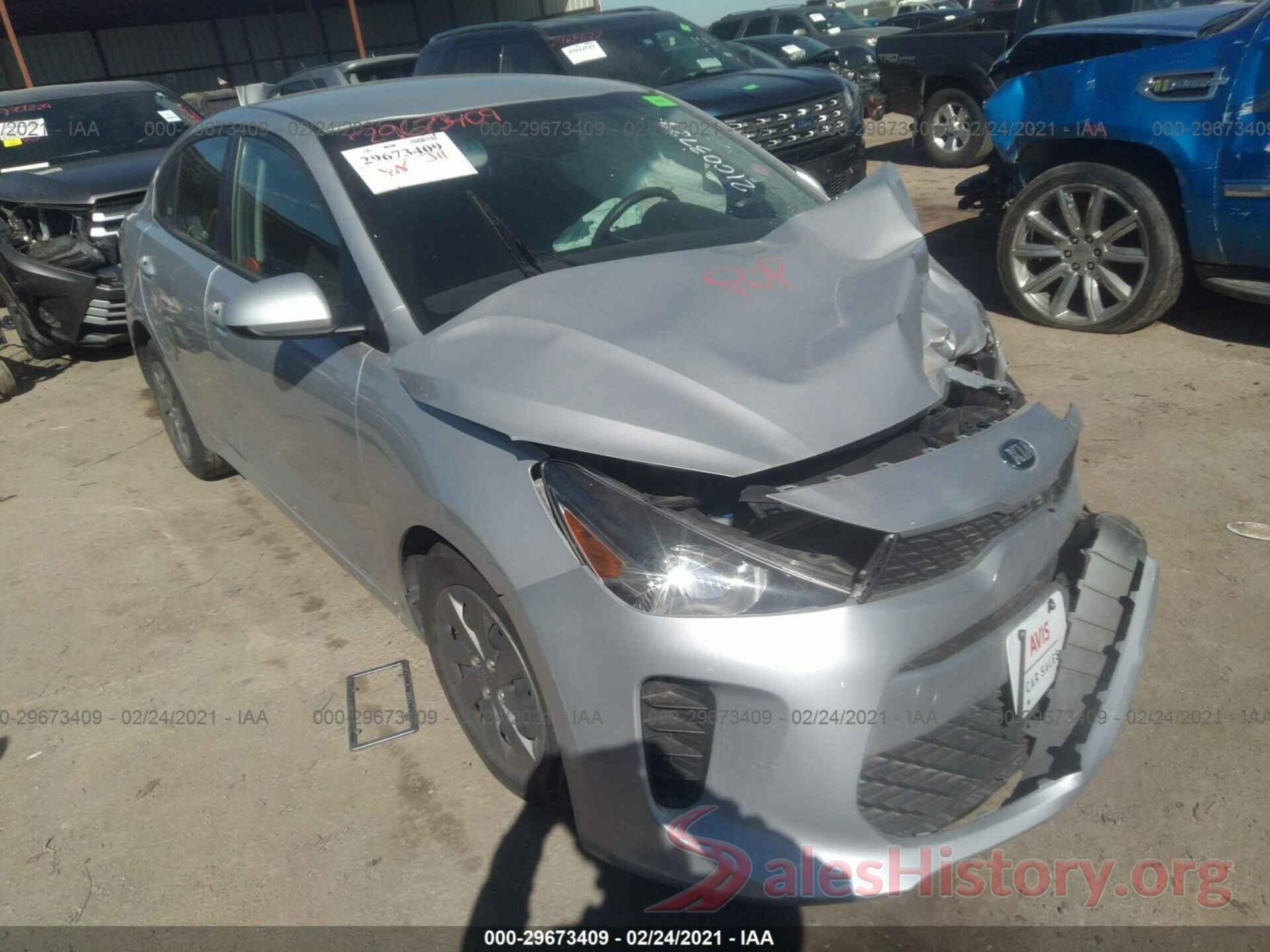 3KPA24AD8LE256714 2020 KIA RIO