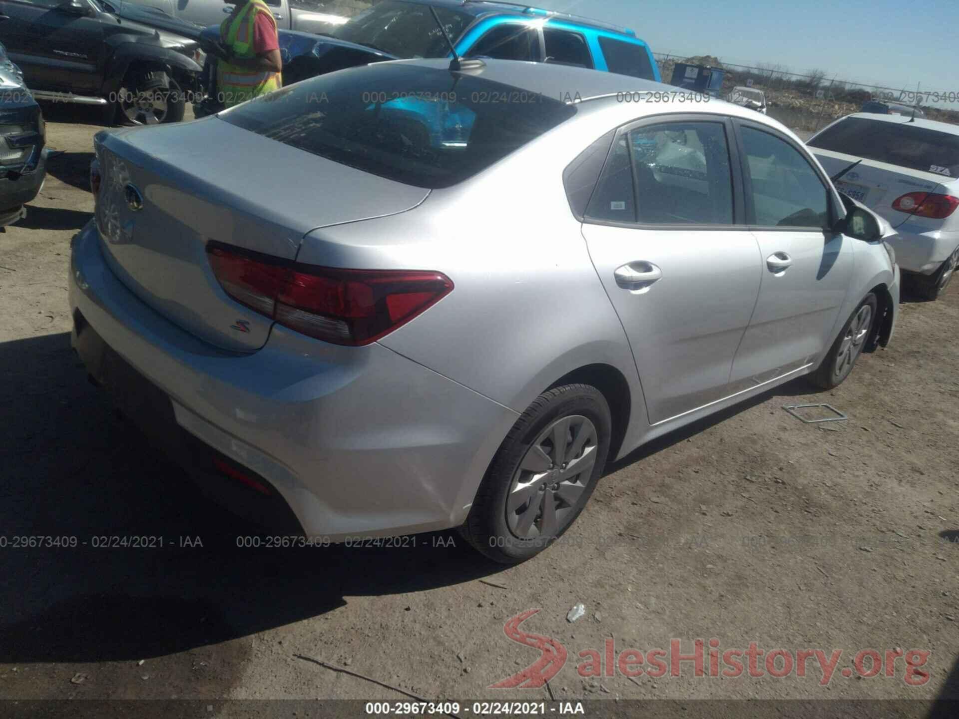 3KPA24AD8LE256714 2020 KIA RIO