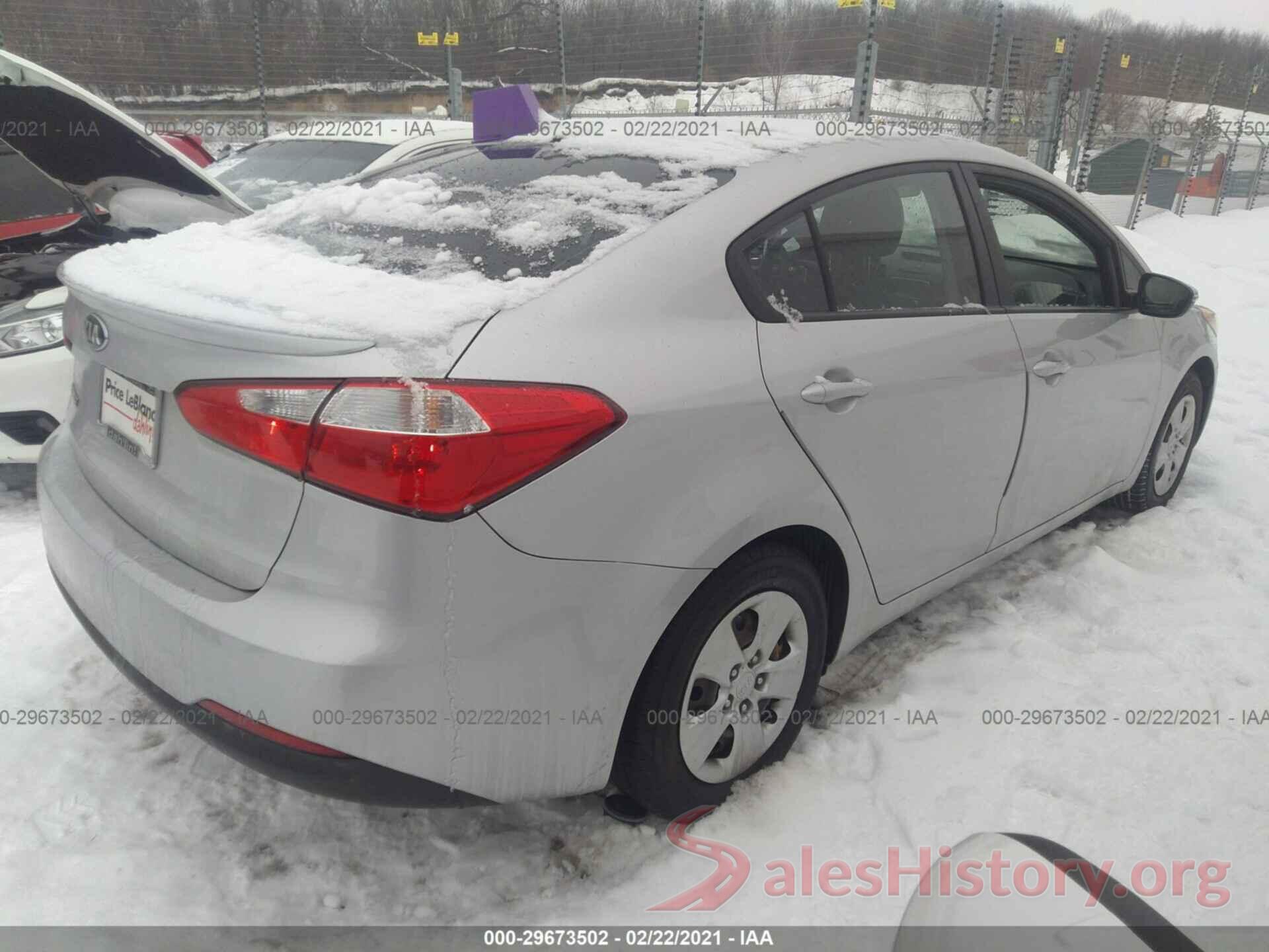 KNAFX4A65G5528059 2016 KIA FORTE