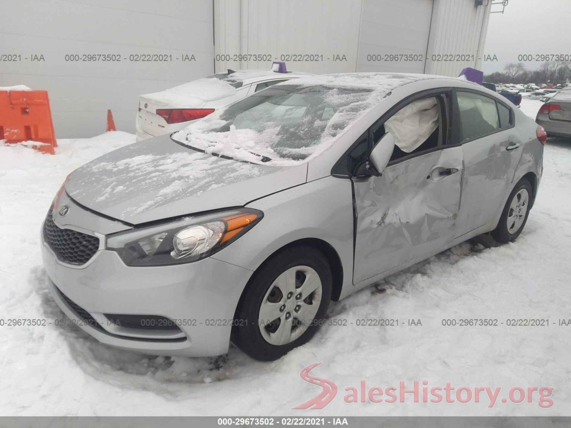 KNAFX4A65G5528059 2016 KIA FORTE