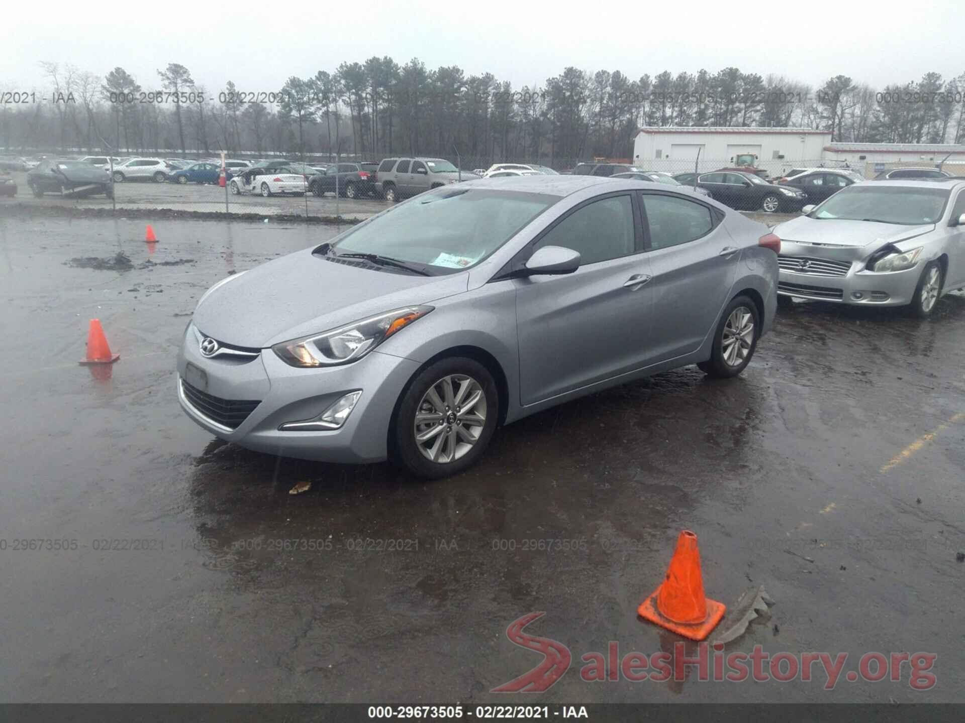 5NPDH4AE7GH670489 2016 HYUNDAI ELANTRA