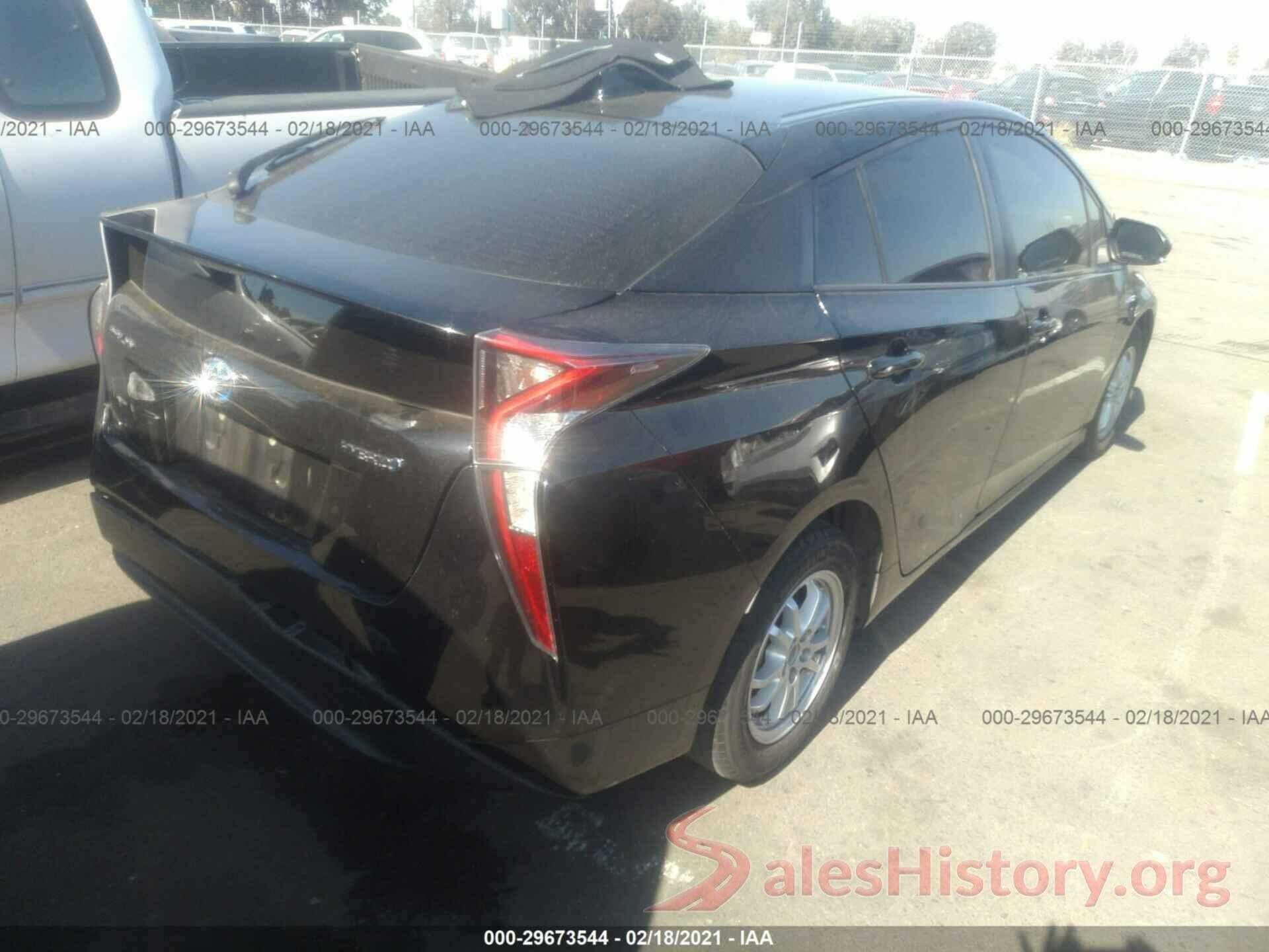 JTDKBRFU8G3022788 2016 TOYOTA PRIUS