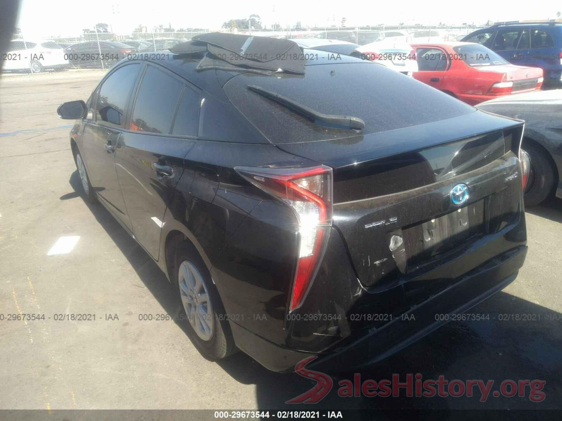 JTDKBRFU8G3022788 2016 TOYOTA PRIUS