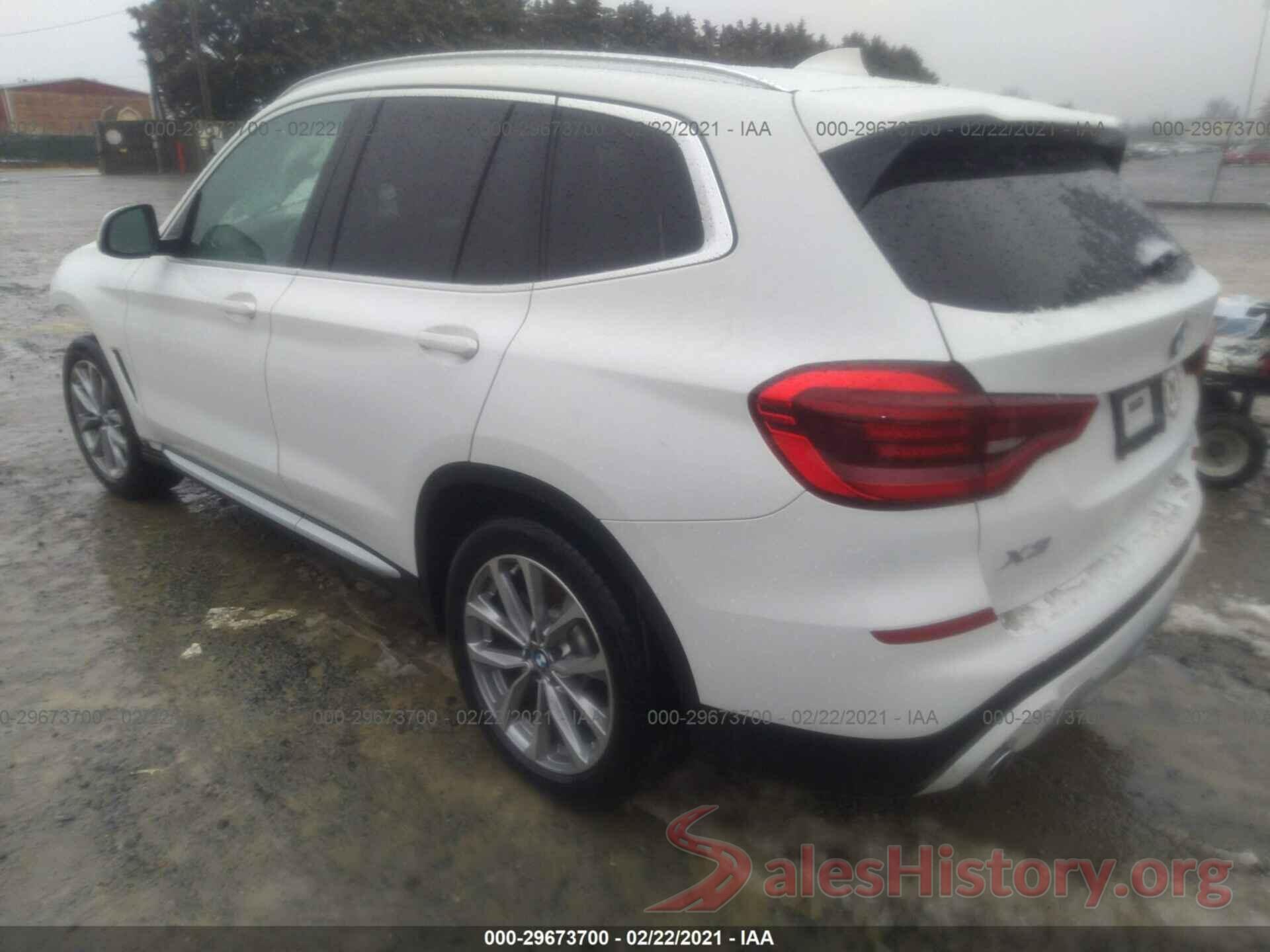 5UXTR9C50KLR07457 2019 BMW X3