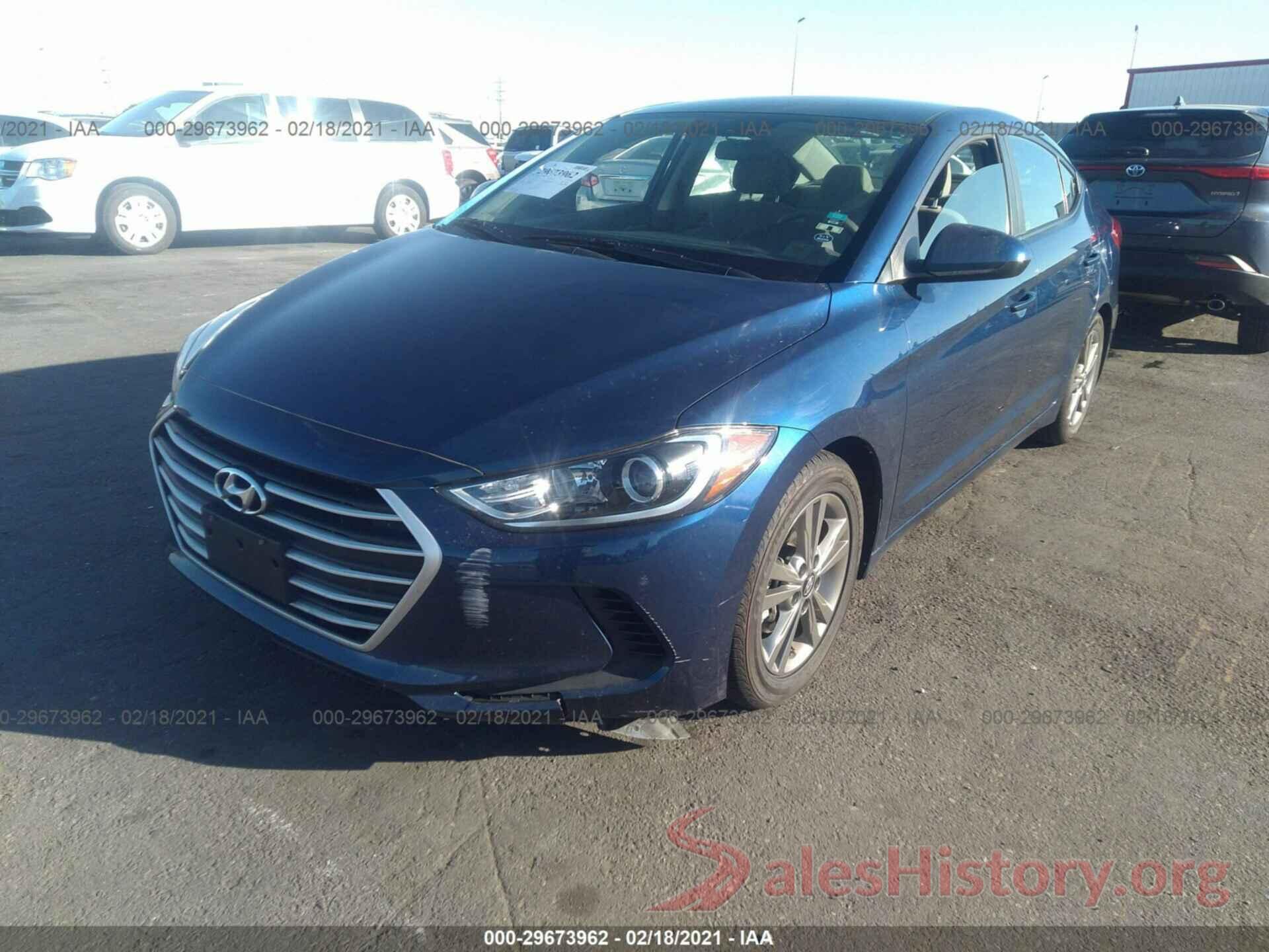 5NPD84LF7HH125321 2017 HYUNDAI ELANTRA