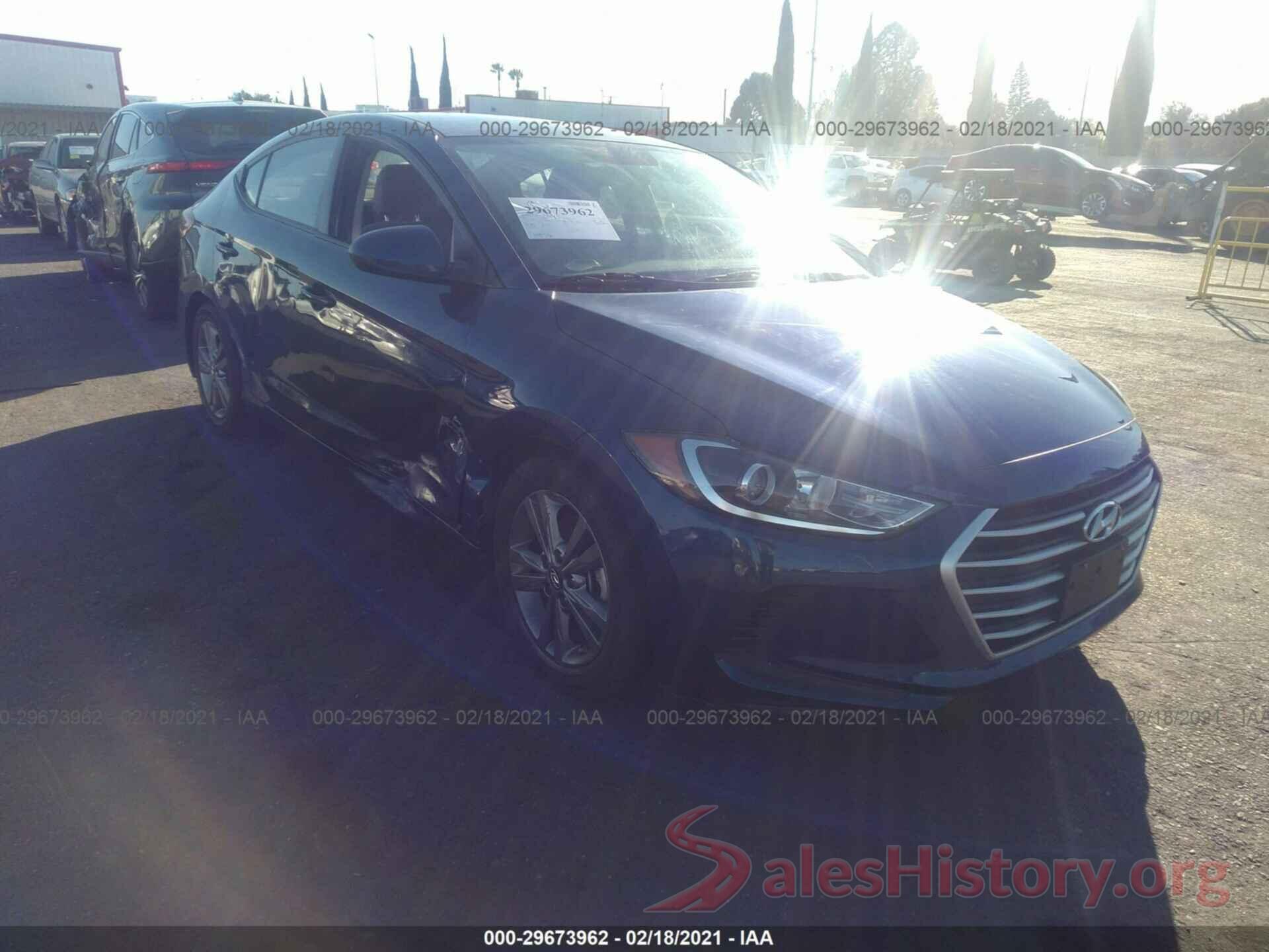 5NPD84LF7HH125321 2017 HYUNDAI ELANTRA