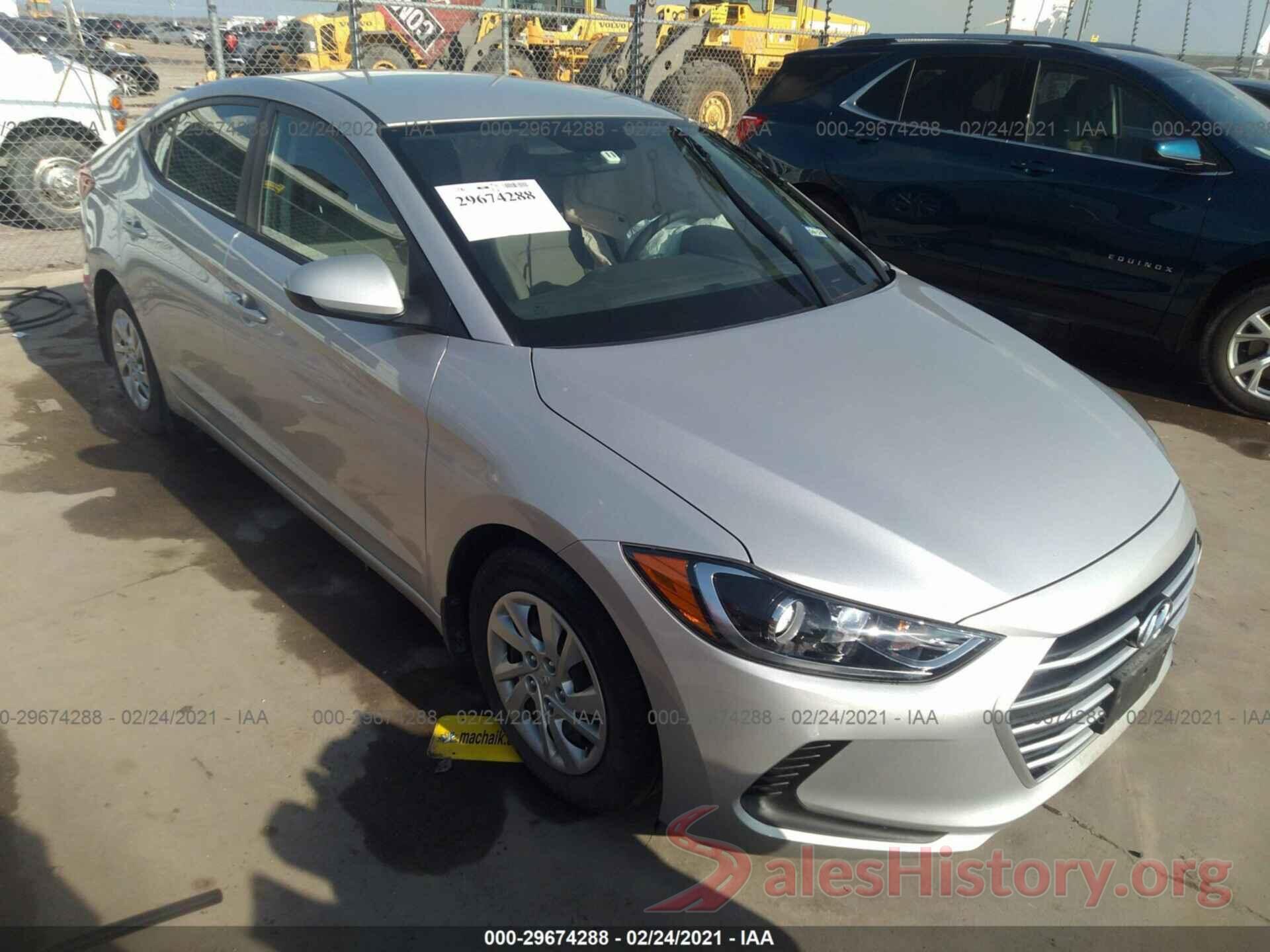 5NPD74LF6JH344361 2018 HYUNDAI ELANTRA