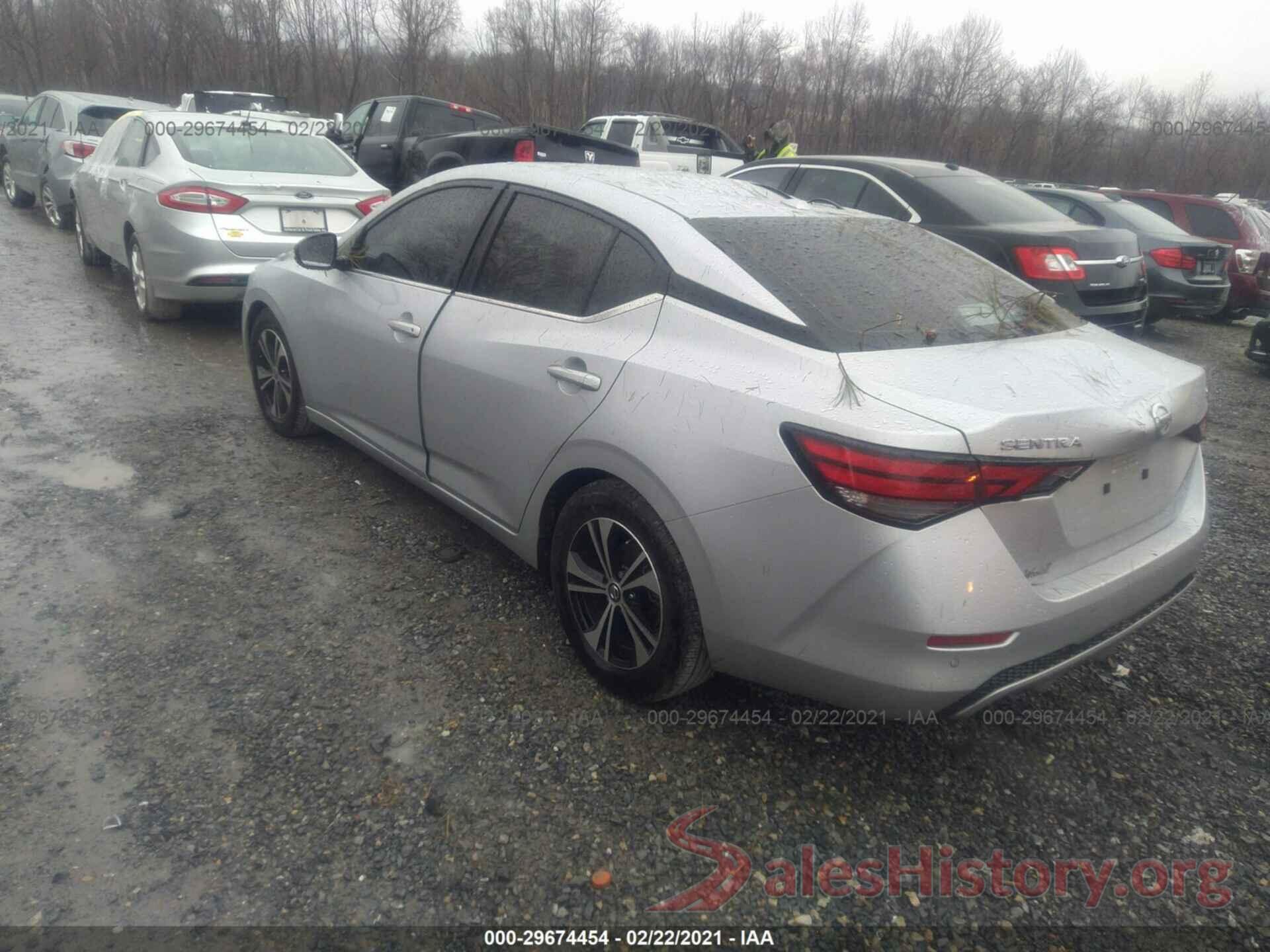 3N1AB8CV8LY203672 2020 NISSAN SENTRA