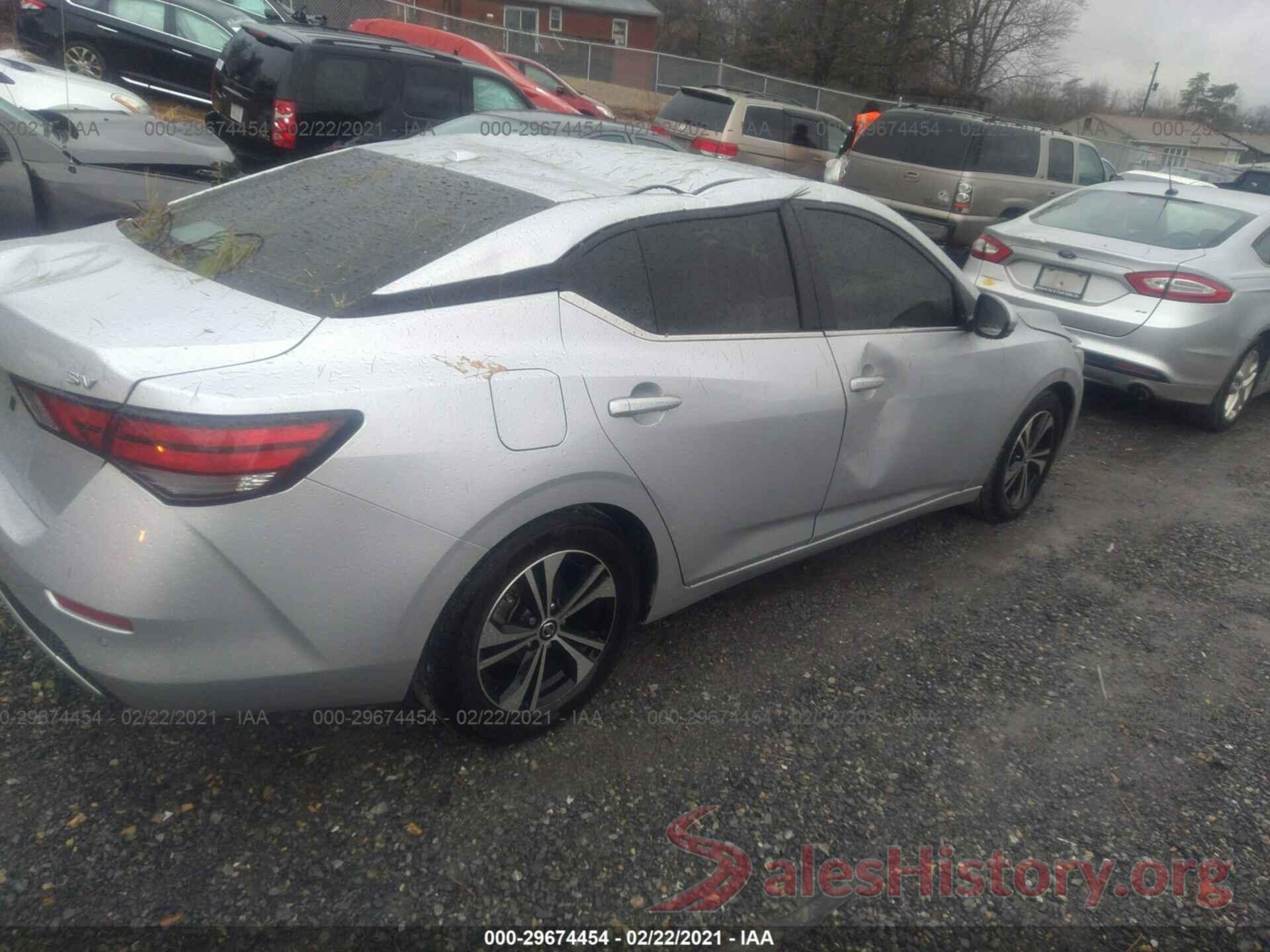 3N1AB8CV8LY203672 2020 NISSAN SENTRA