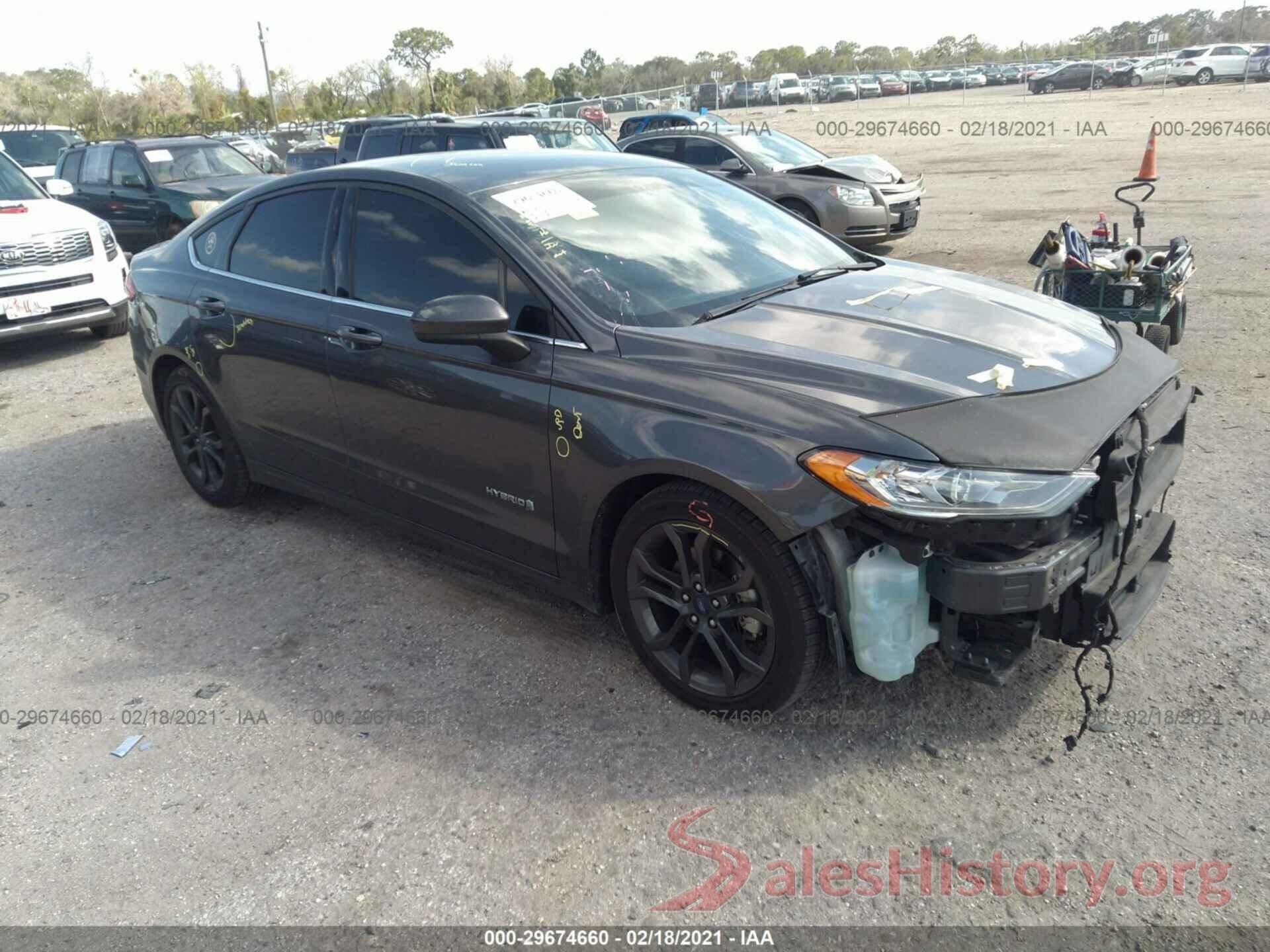 3FA6P0LU6JR127959 2018 FORD FUSION HYBRID