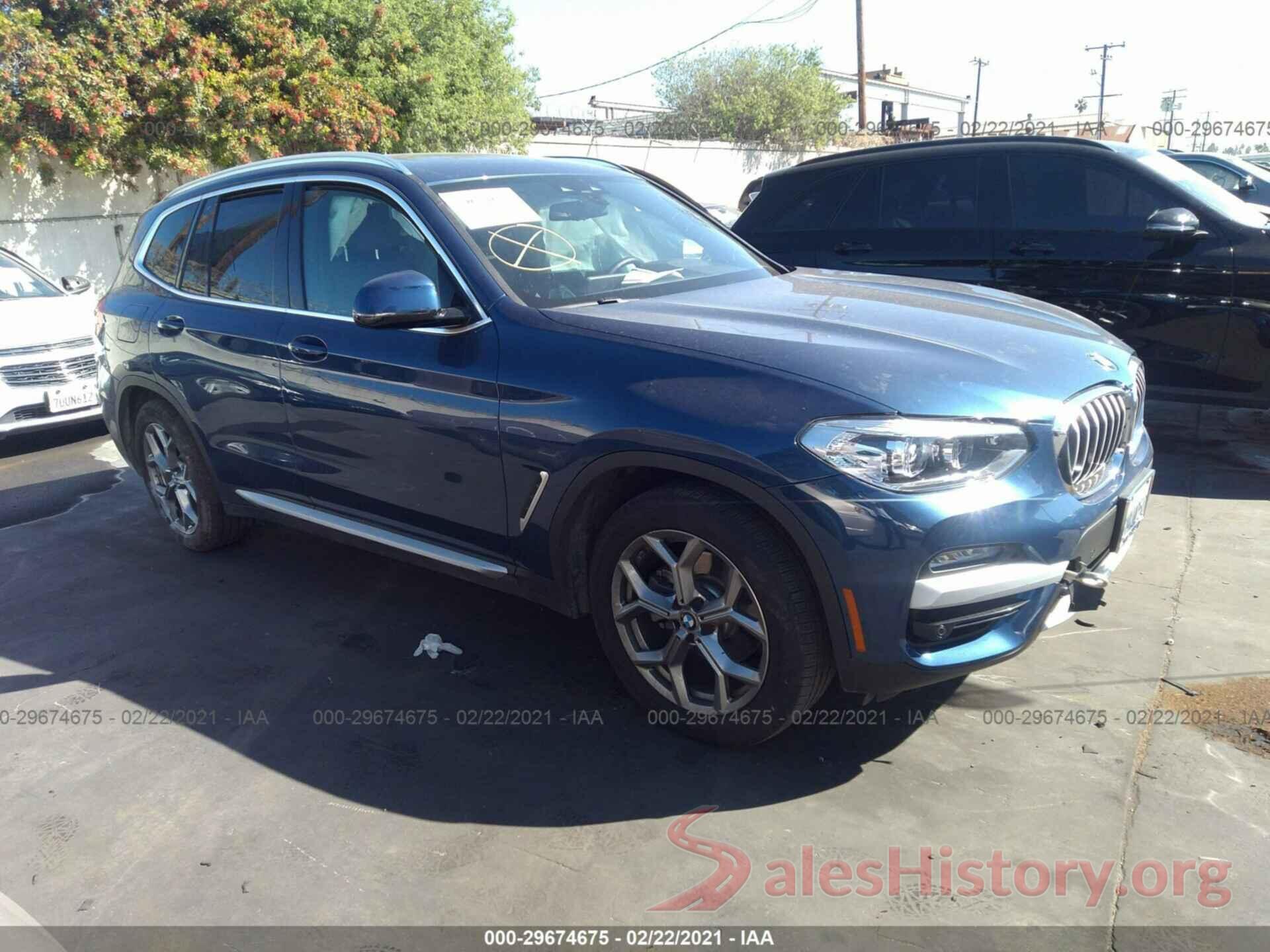 5UXTY3C06LLU71381 2020 BMW X3