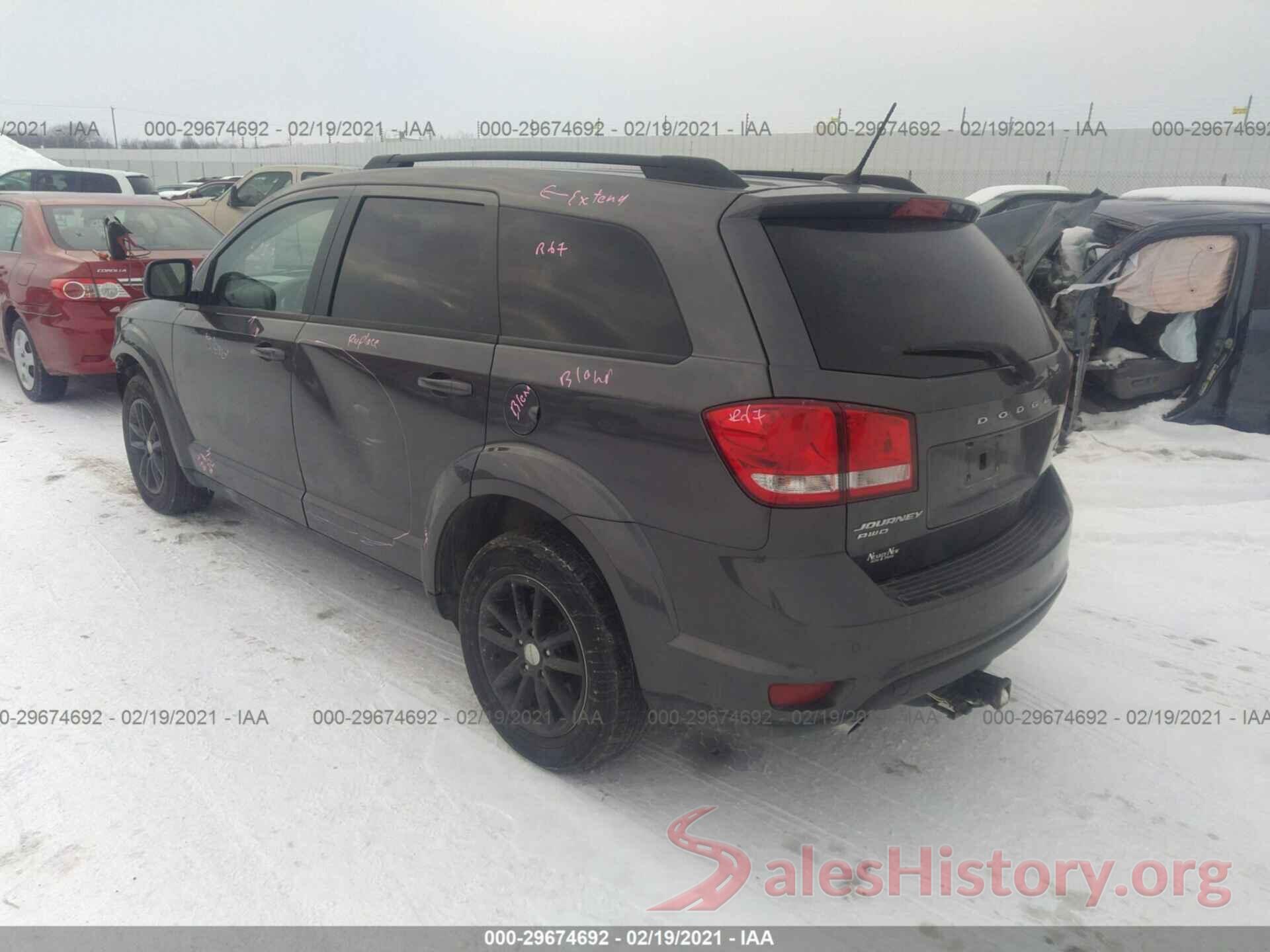 3C4PDDBG7GT226845 2016 DODGE JOURNEY