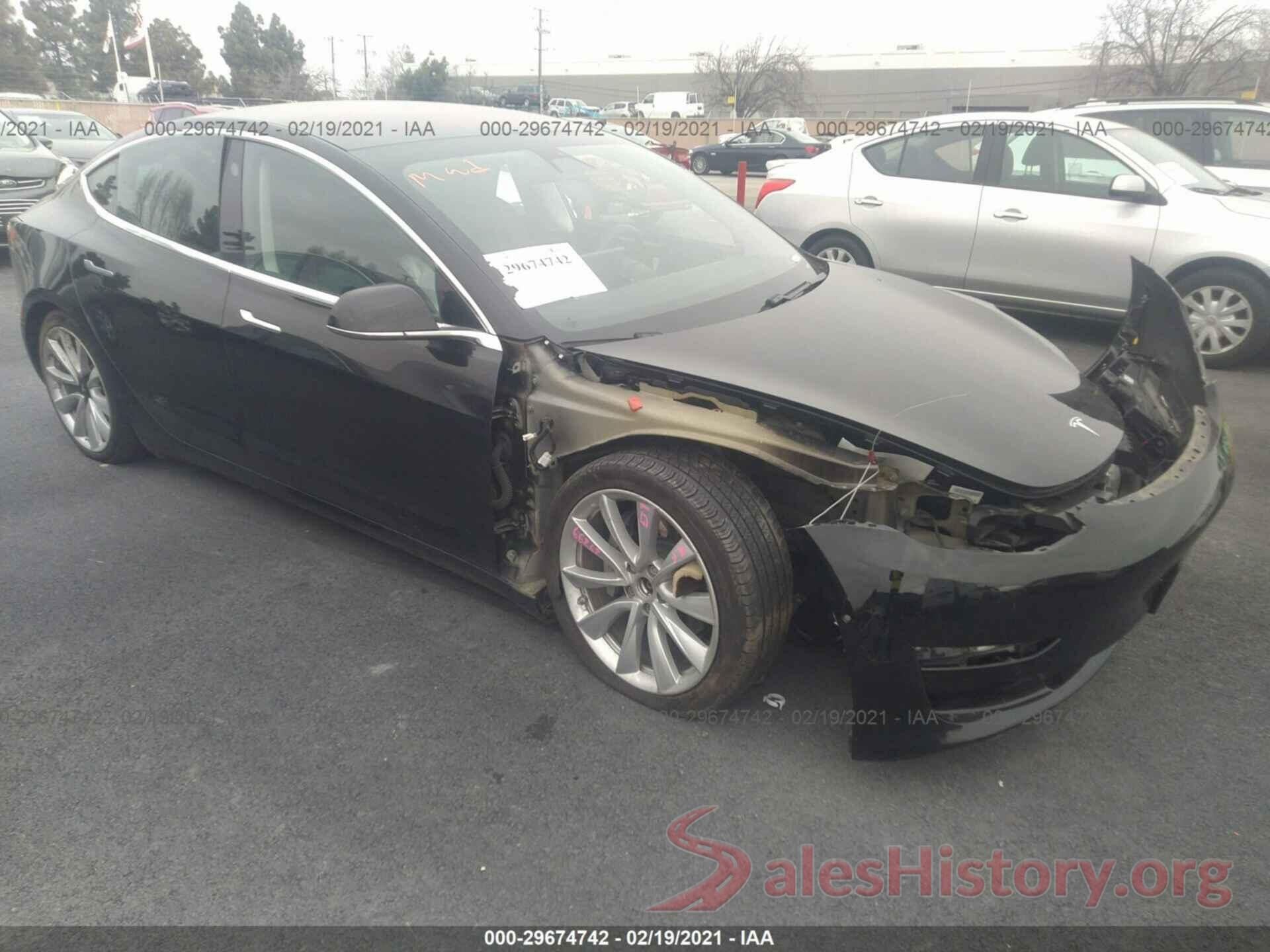 5YJ3E1EB8KF191881 2019 TESLA MODEL 3