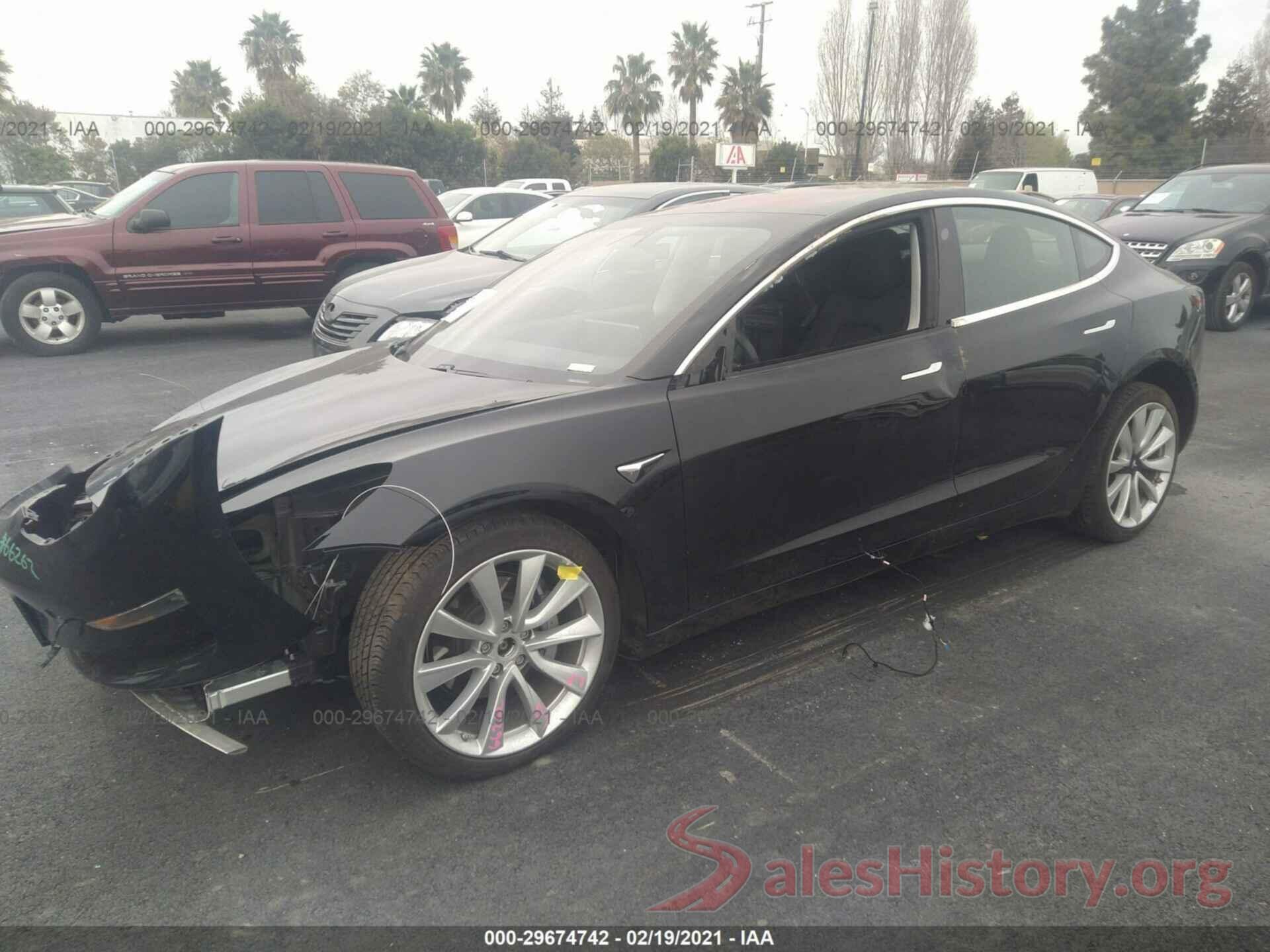 5YJ3E1EB8KF191881 2019 TESLA MODEL 3