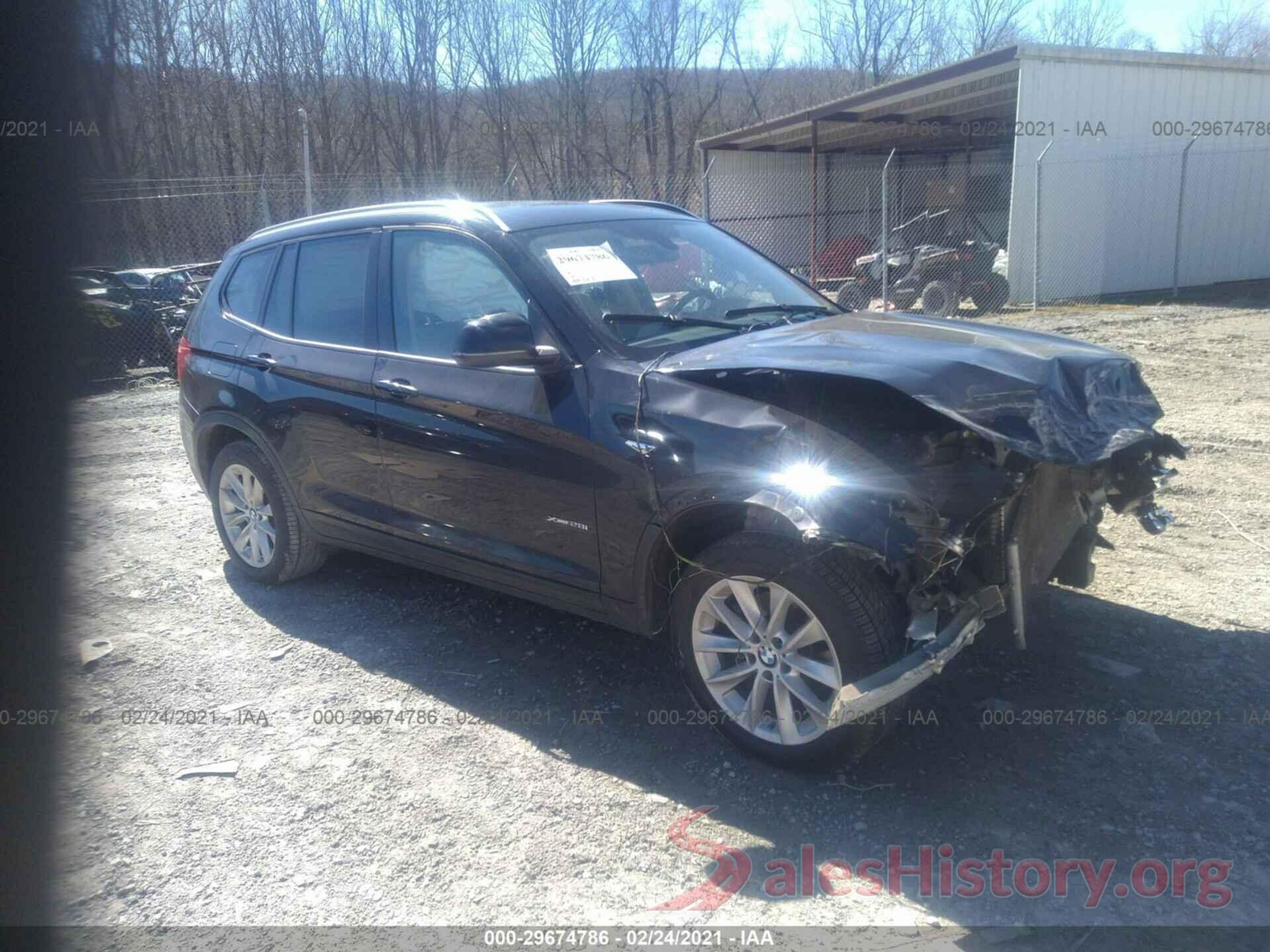 5UXWX9C55G0D78280 2016 BMW X3