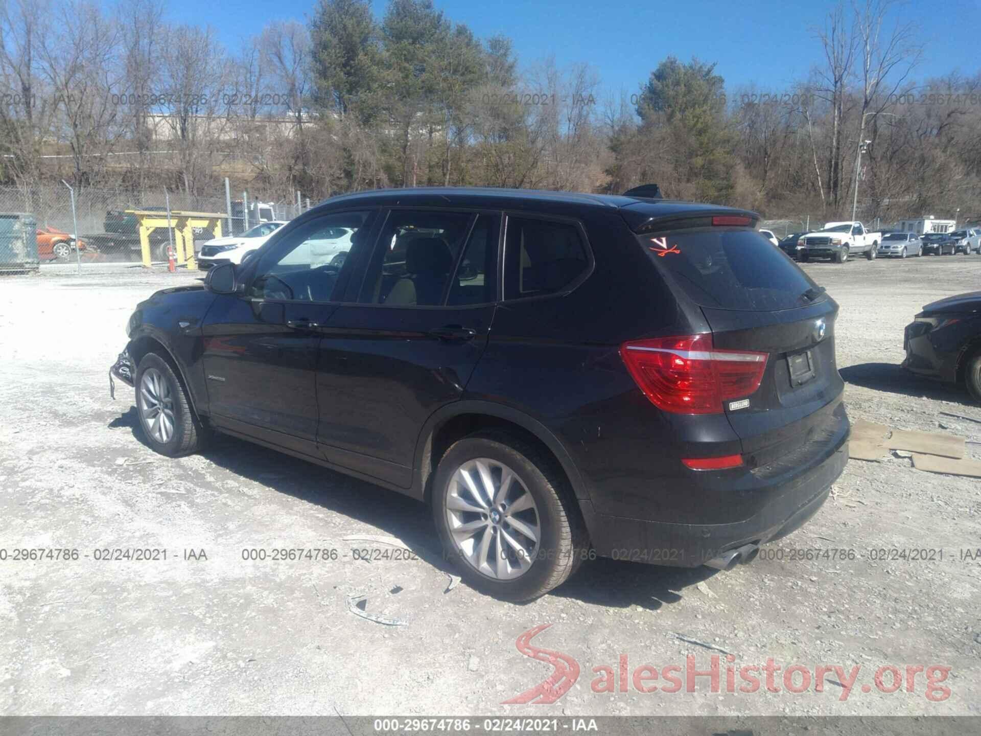 5UXWX9C55G0D78280 2016 BMW X3