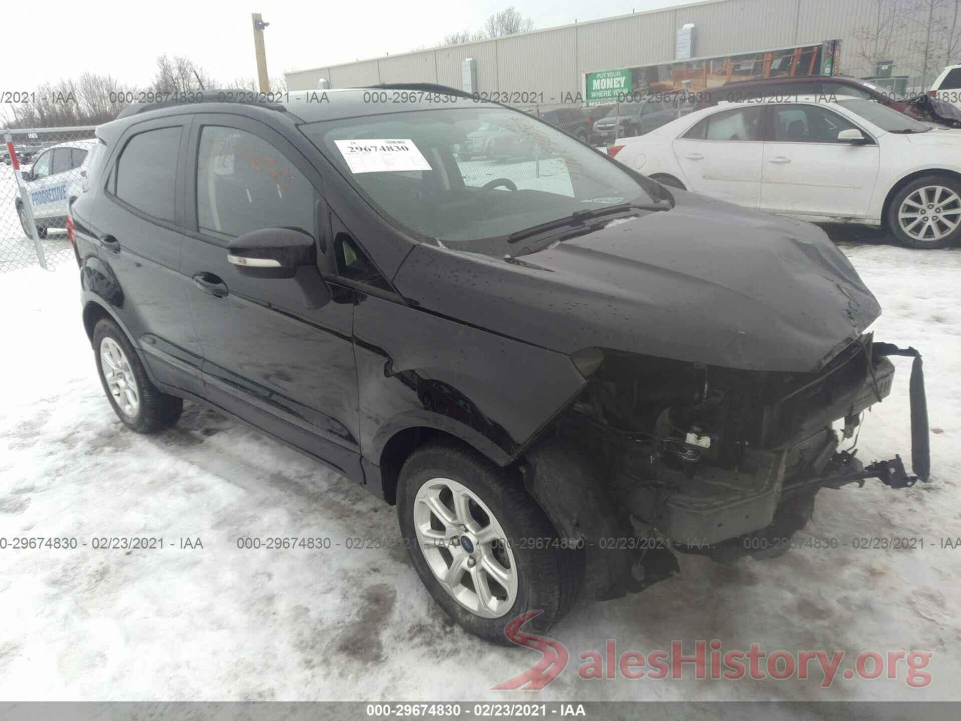 MAJ3S2GE0KC271667 2019 FORD ECOSPORT