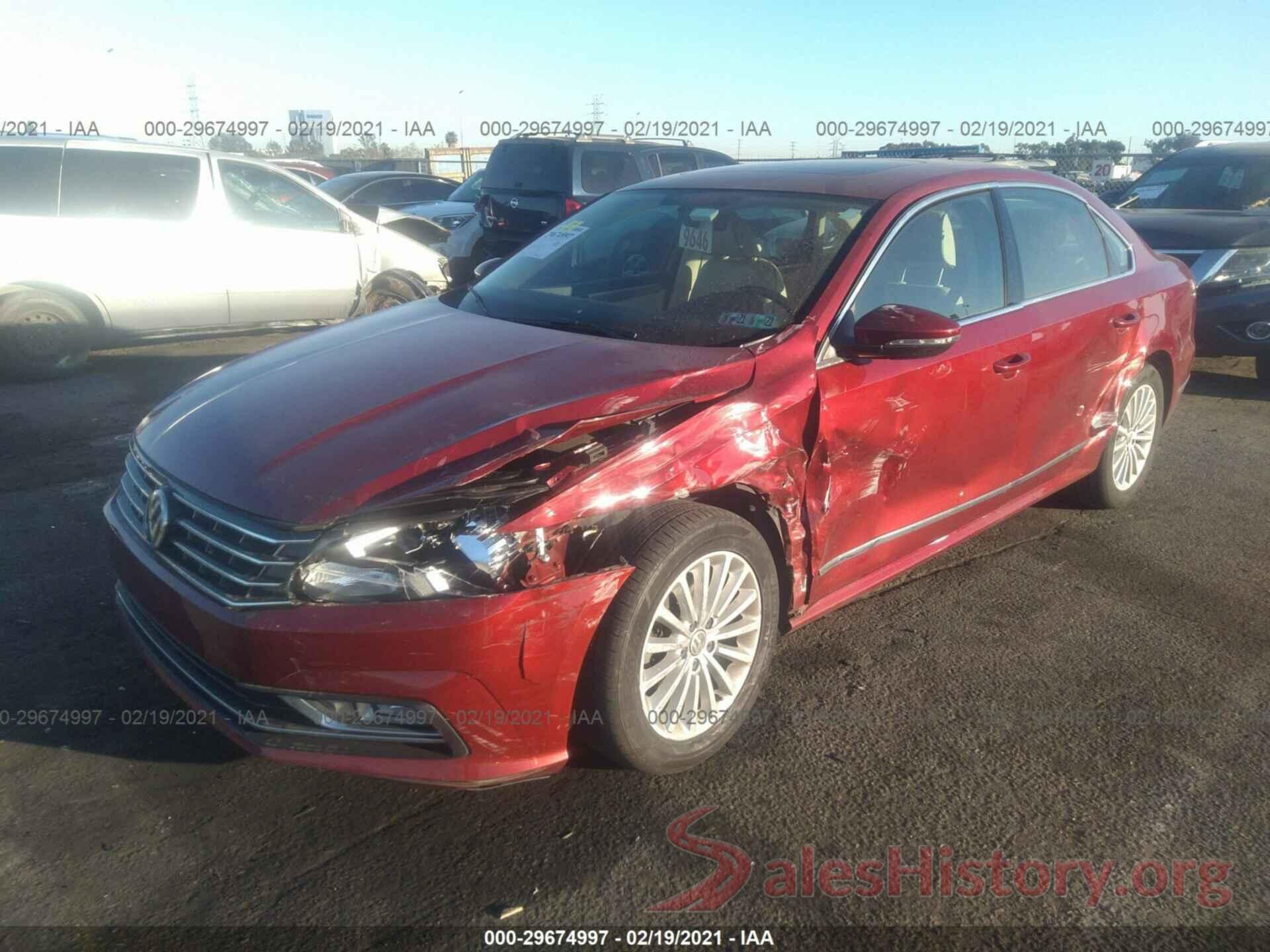 1VWBT7A39GC049804 2016 VOLKSWAGEN PASSAT