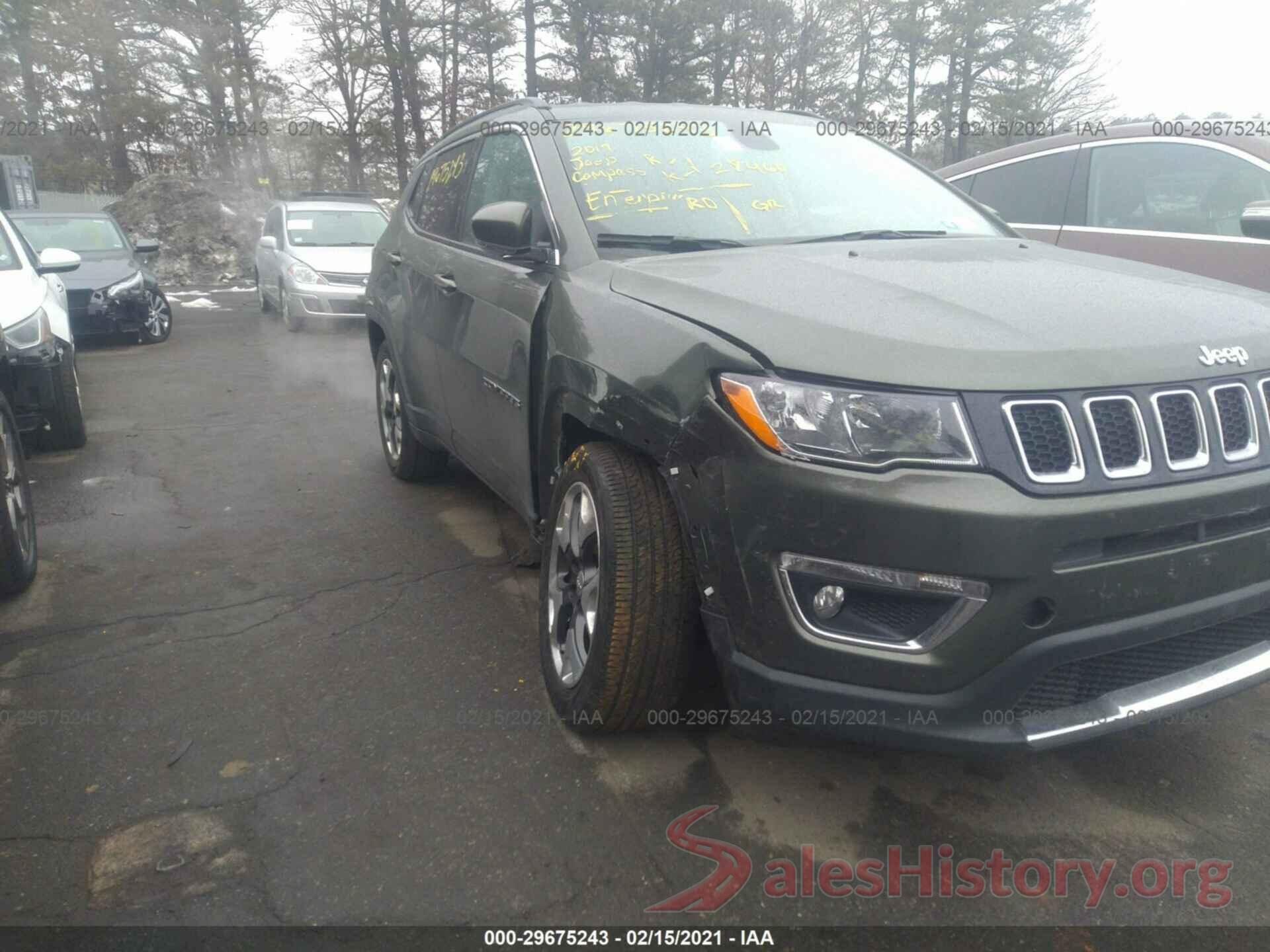 3C4NJCCB6KT802107 2019 JEEP COMPASS